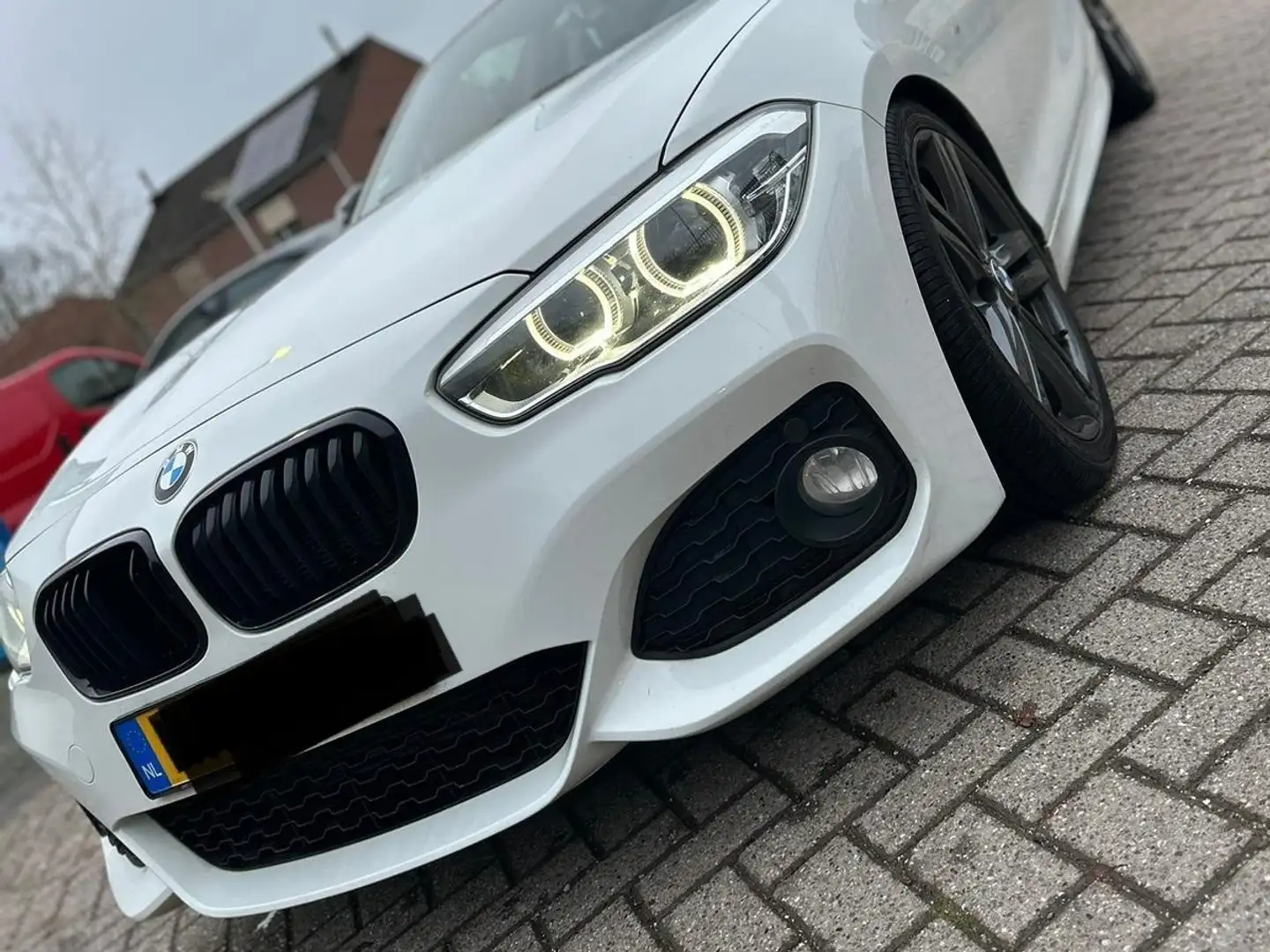 BMW 118 118d M Sport Blanc - 2