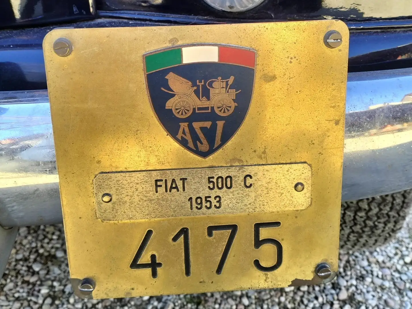 Fiat 500C topolino c Azul - 1
