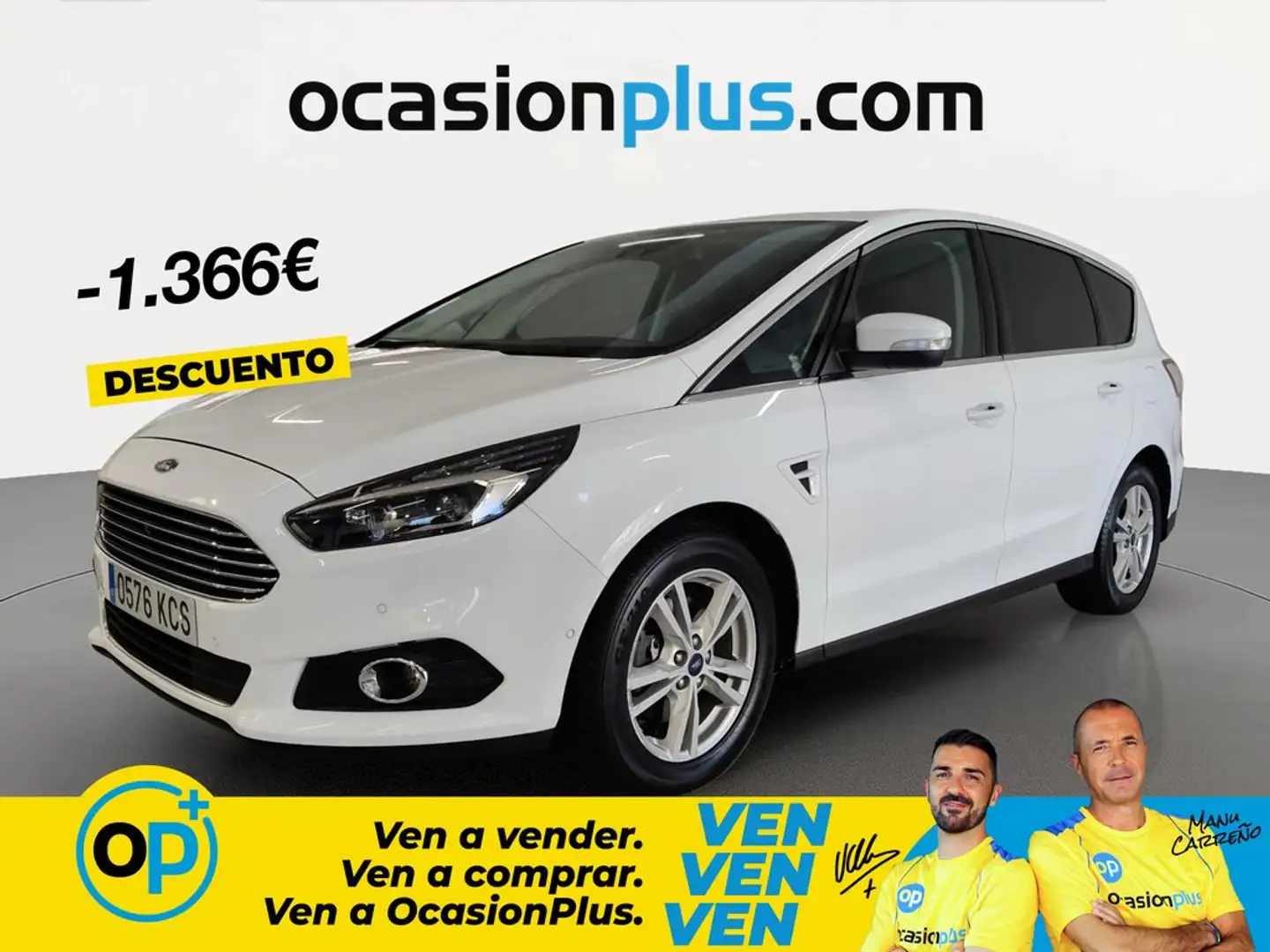Ford S-Max 2.0TDCi Titanium Powershift 180 Blanco - 1