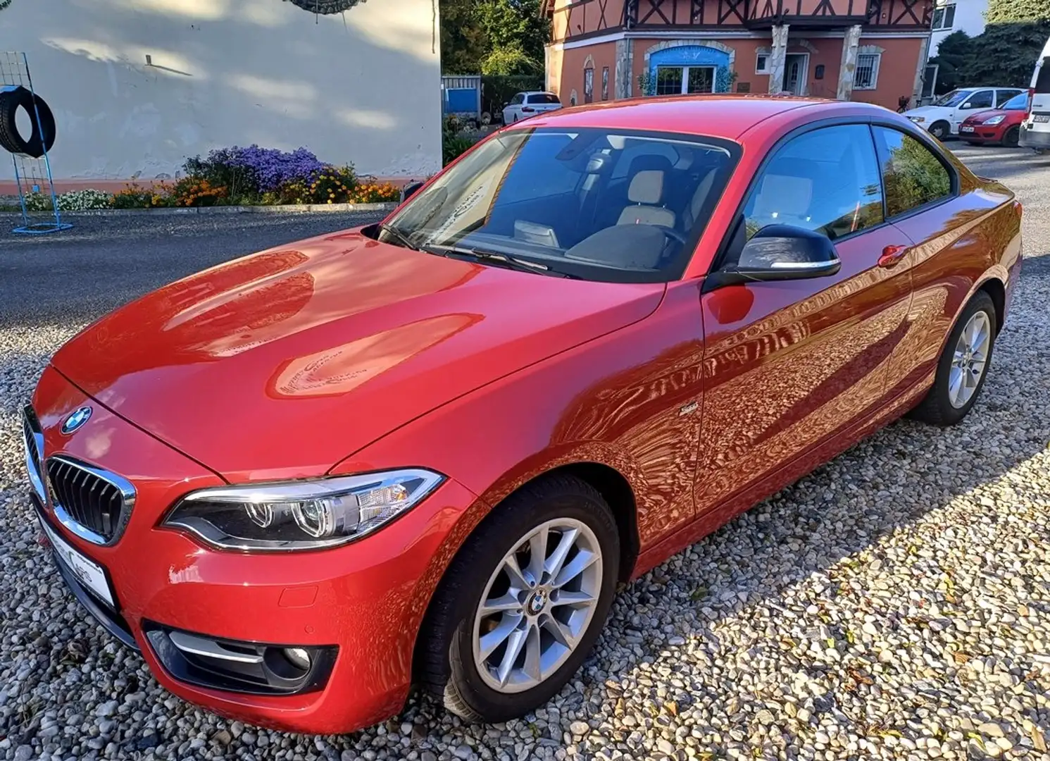 BMW 218 218 d Sport Line, 8x Räder auf Alu Rot - 1