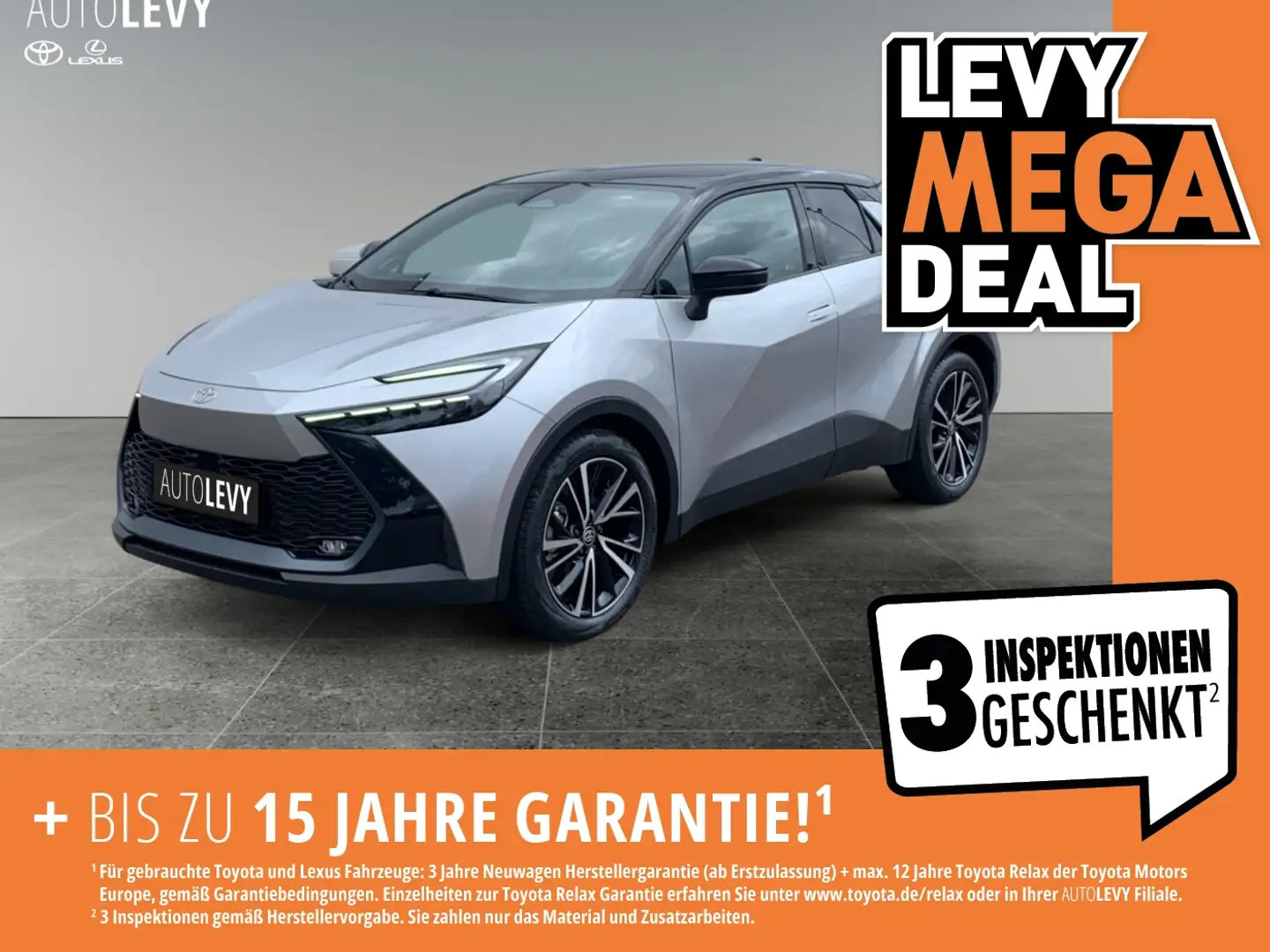 Toyota C-HR 2.0 FWD Lounge *Pano*Navi*PDC* Schwarz - 1