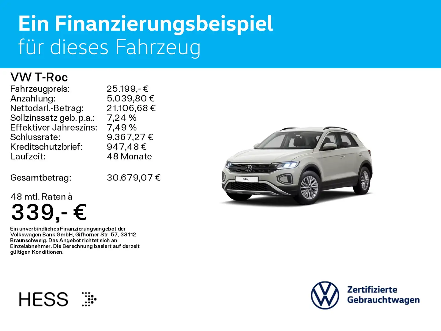 Volkswagen T-Roc T-ROC 1.5 TSI DSG LIFE*LED*AHK*PDC*SHZ*NAVI*KLIM Grau - 2