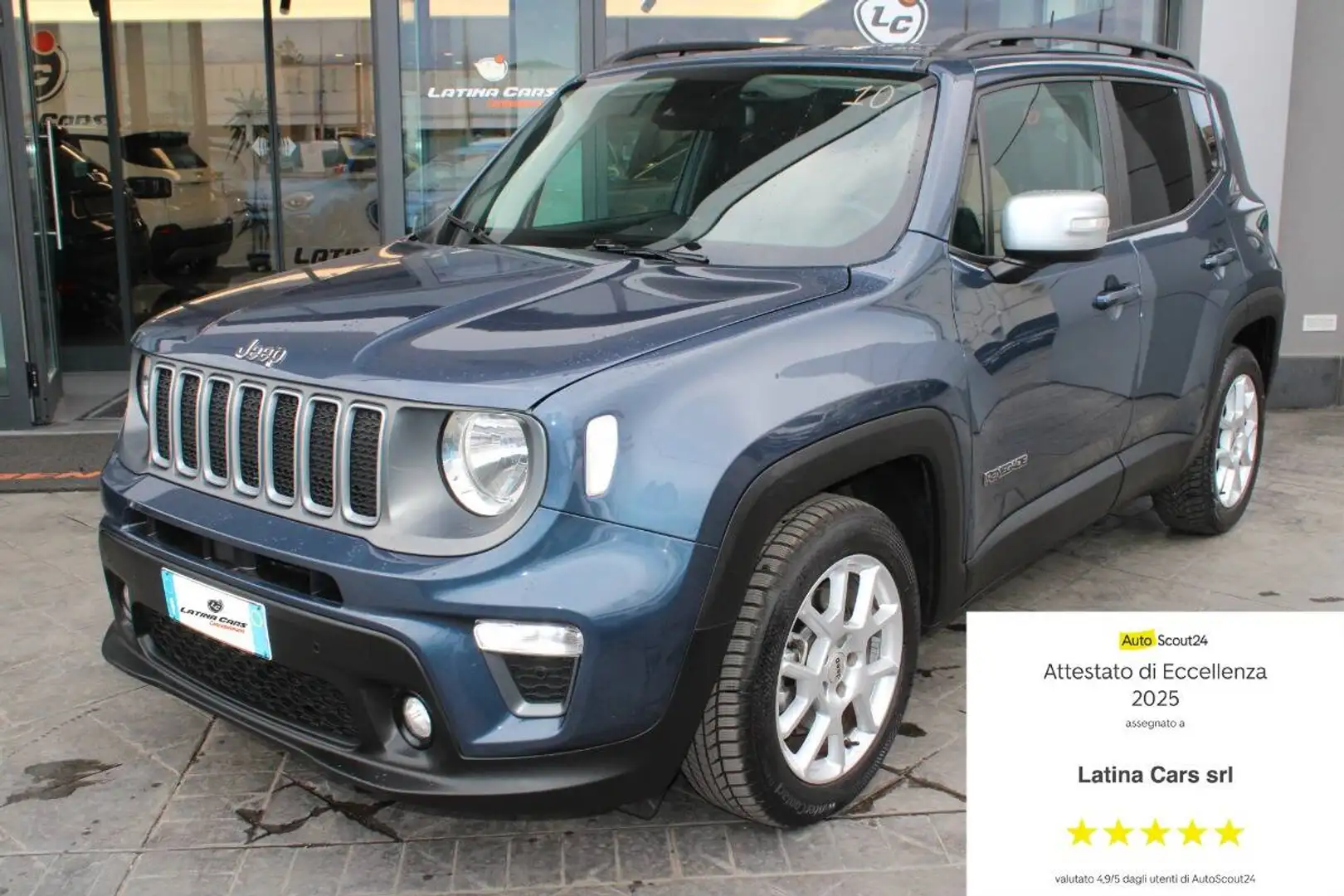 Jeep Renegade 1.5 turbo t4 mhev Limited 130cv dct Con CARPLAY Blau - 1