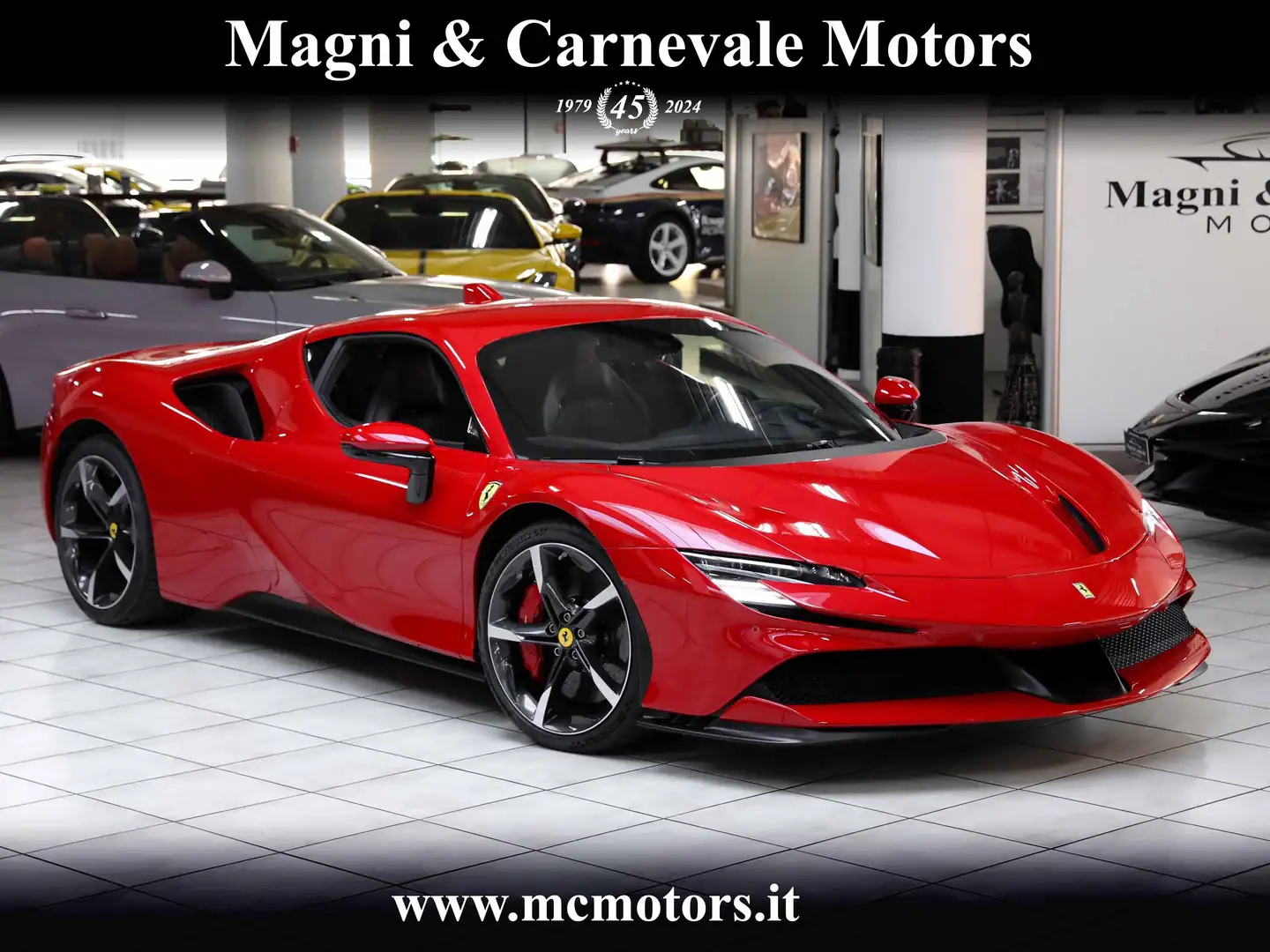 Ferrari SF90 Stradale LIFT SYSTEM|CARBON+LEDS|SCUDETTI|CAMERA|AFS SYSTEM Rosso - 1