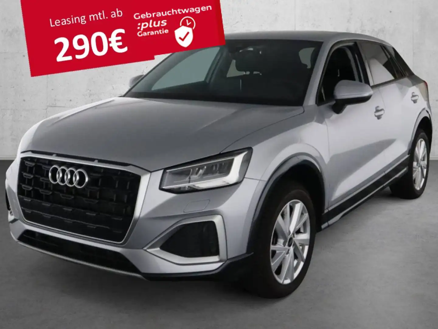 Audi Q2 35 TDI S tronic AHK Komfortschl. GRA LED Klima Silber - 1