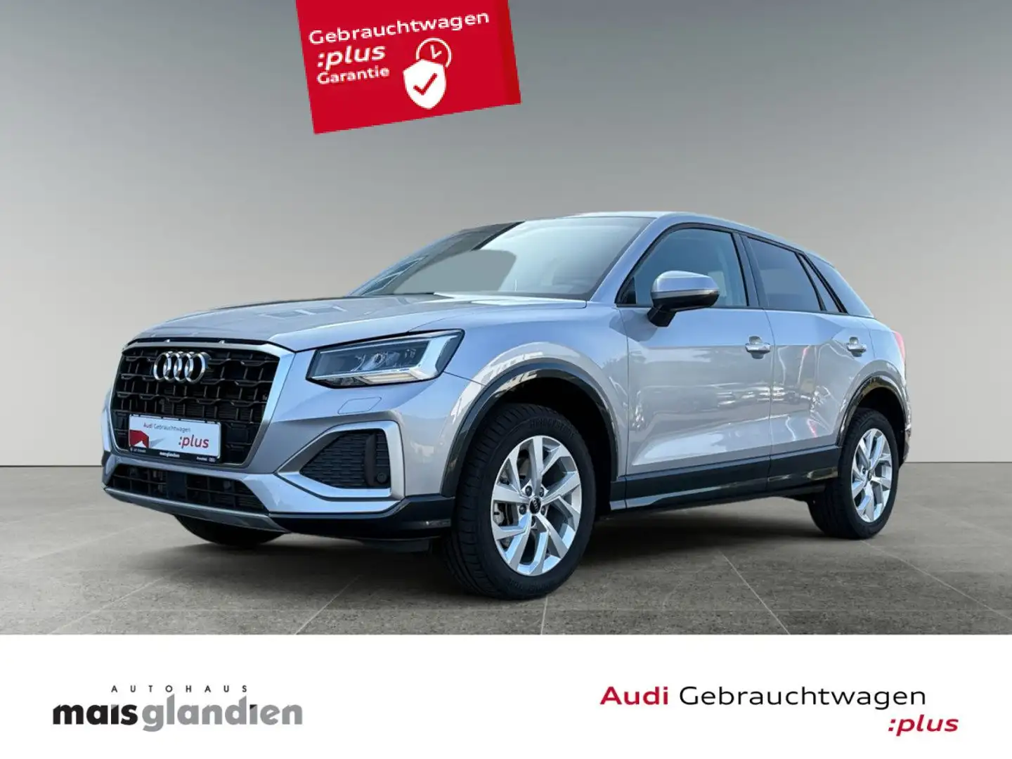 Audi Q2 35 TDI S tronic AHK Komfortschl. GRA LED Klima Argent - 1
