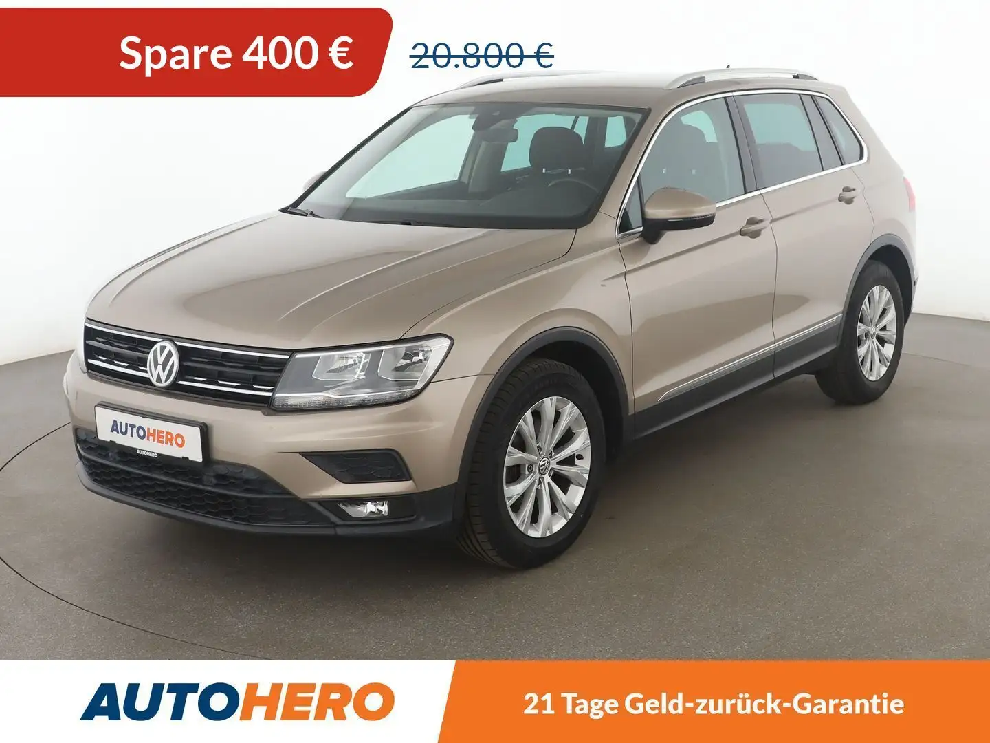 Volkswagen Tiguan 1.4 TSI ACT Comfortline BM *NAVI*PDC*AHK* Beige - 1