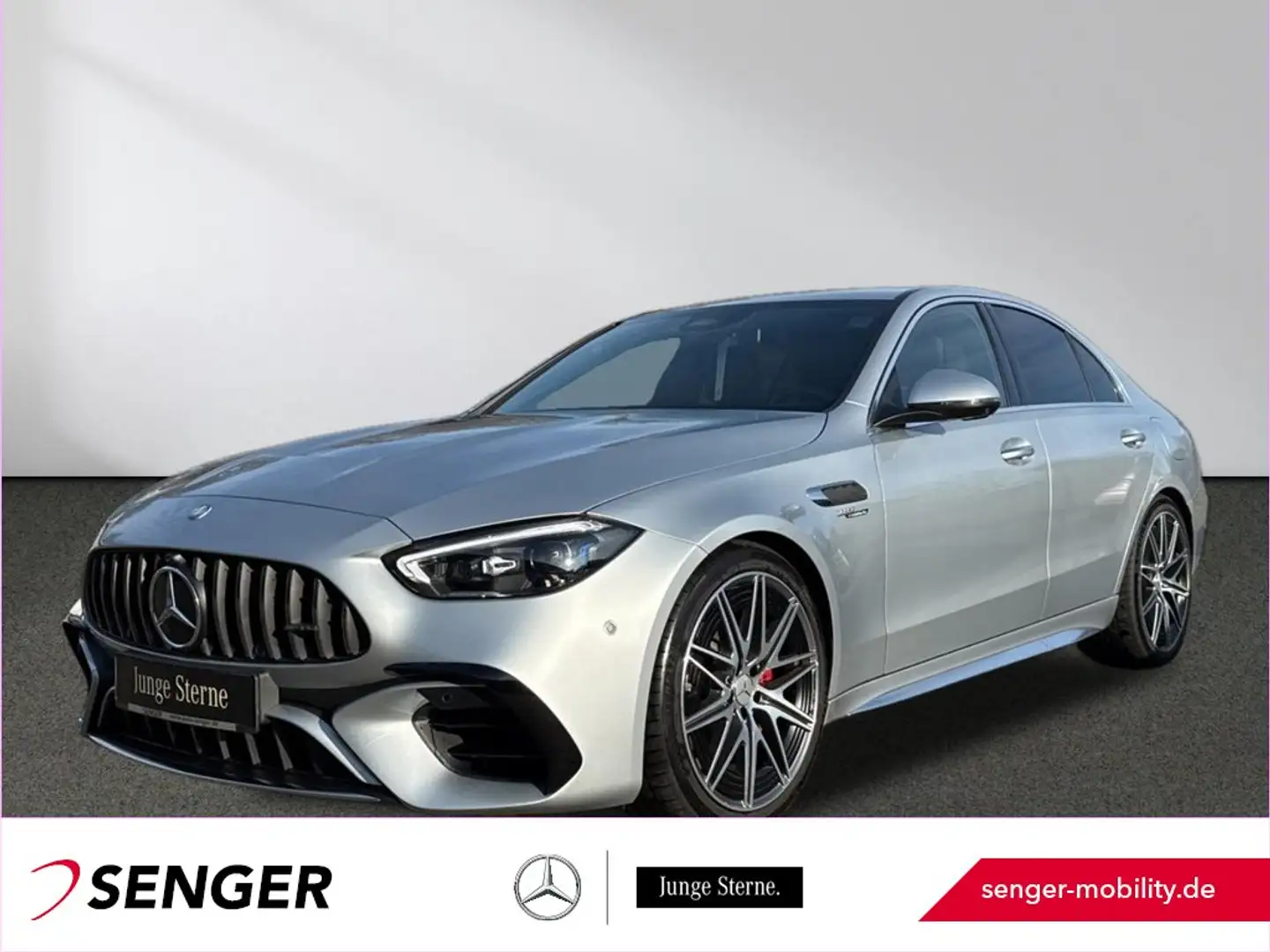 Mercedes-Benz C 63 AMG S E-Perfomance Drivers-P. Hinterachsl. Argent - 1