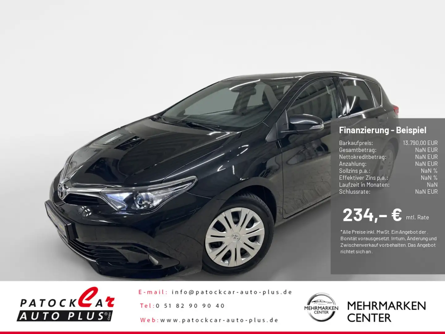 Toyota Auris 1.2 Edition-S+ AHK SHZ KAMERA FACEL. Schwarz - 1