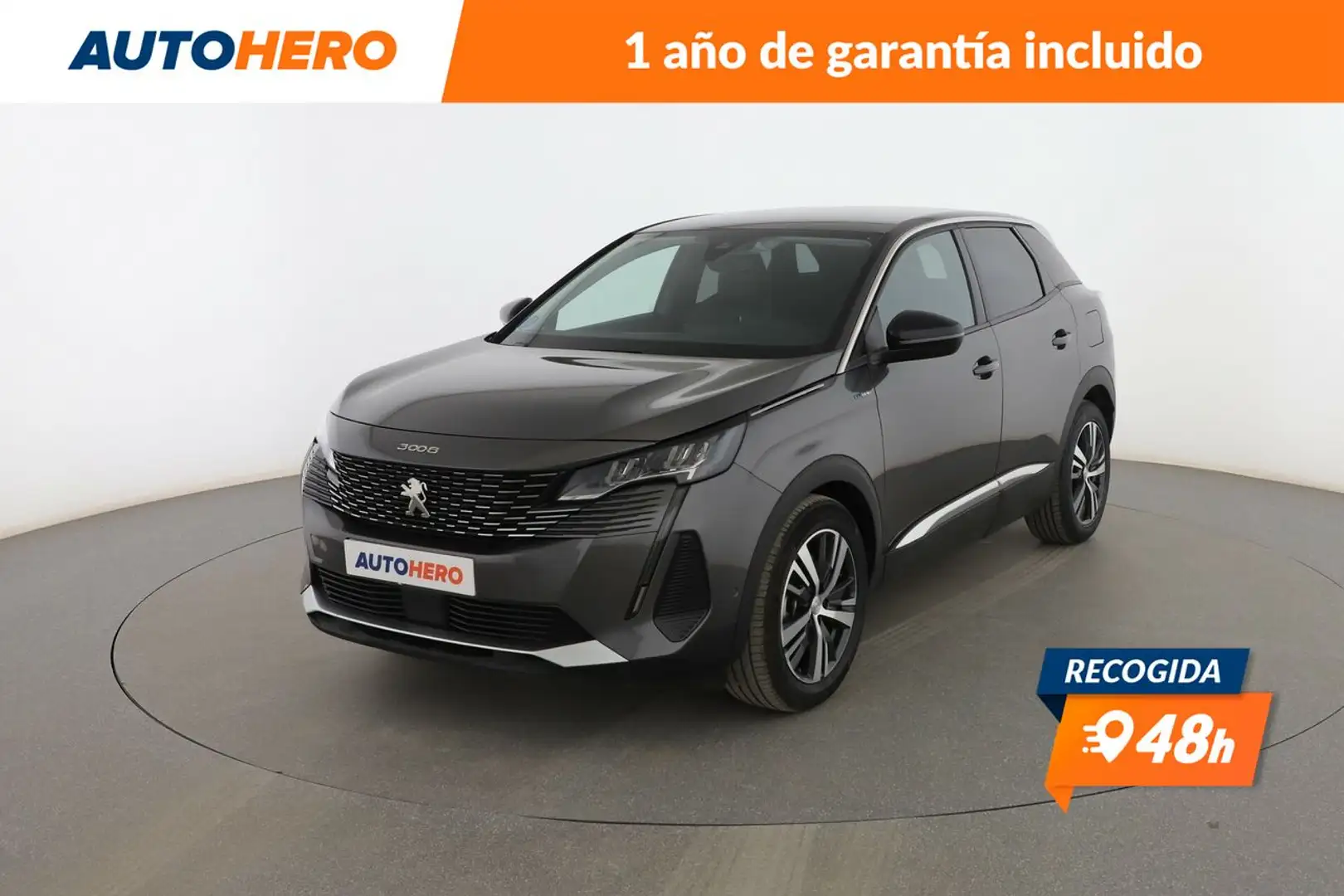 Peugeot 3008 1.6 Hybrid Allure Pack Gris - 1
