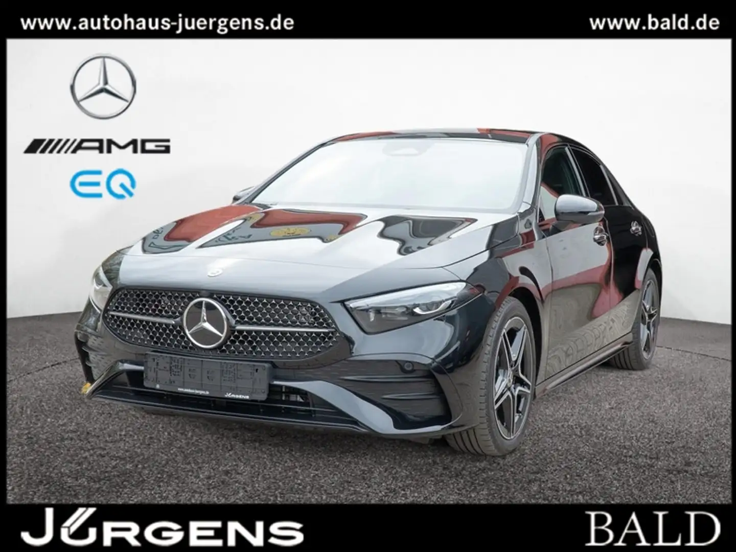 Mercedes-Benz A 200 Limo AMG-Sport/ILS/Pano/Night/Distr/Totw Fekete - 1