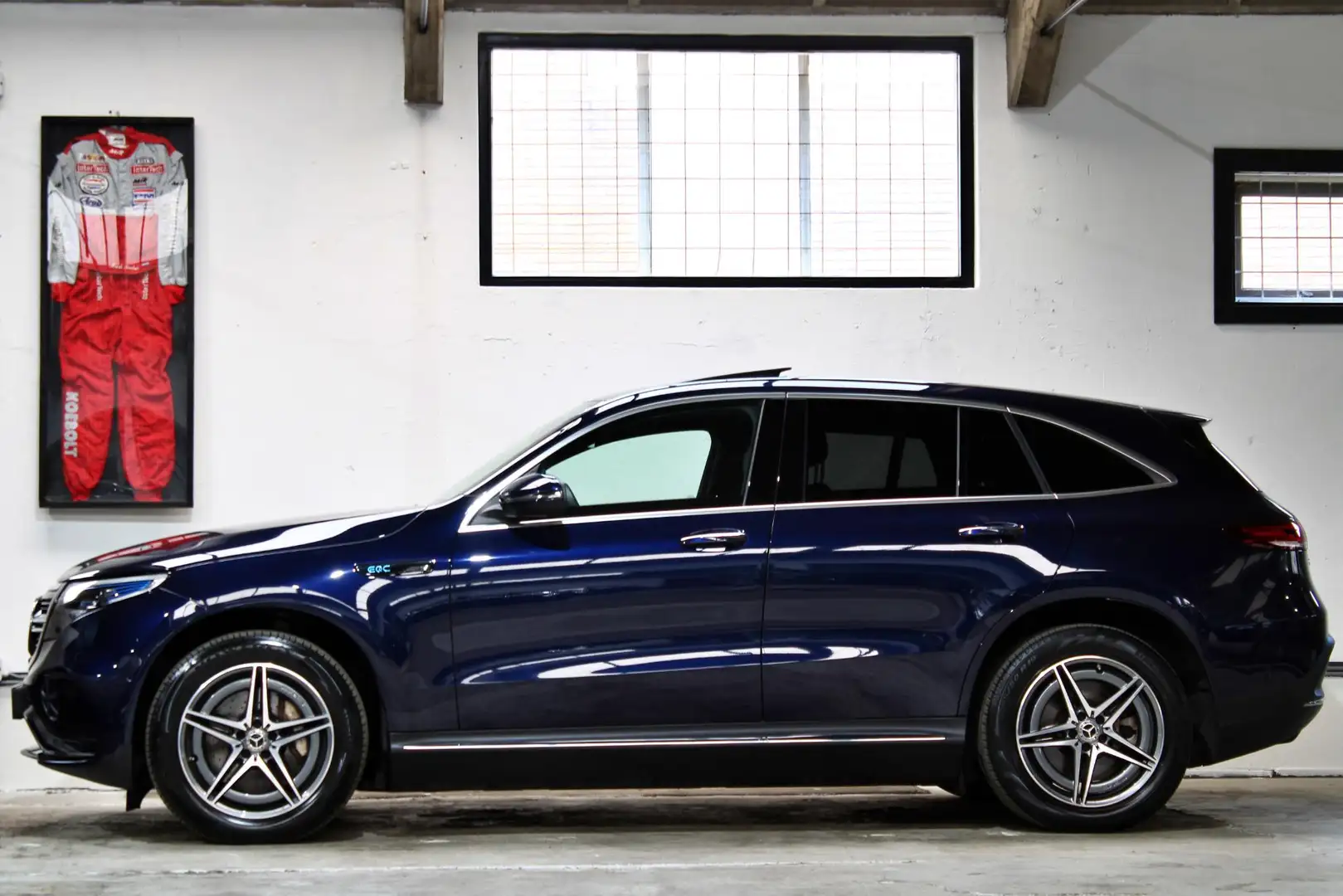 Mercedes-Benz EQC 400 4MATIC Business Solution AMG 80 kWh | Schuifdak | Blu/Azzurro - 2