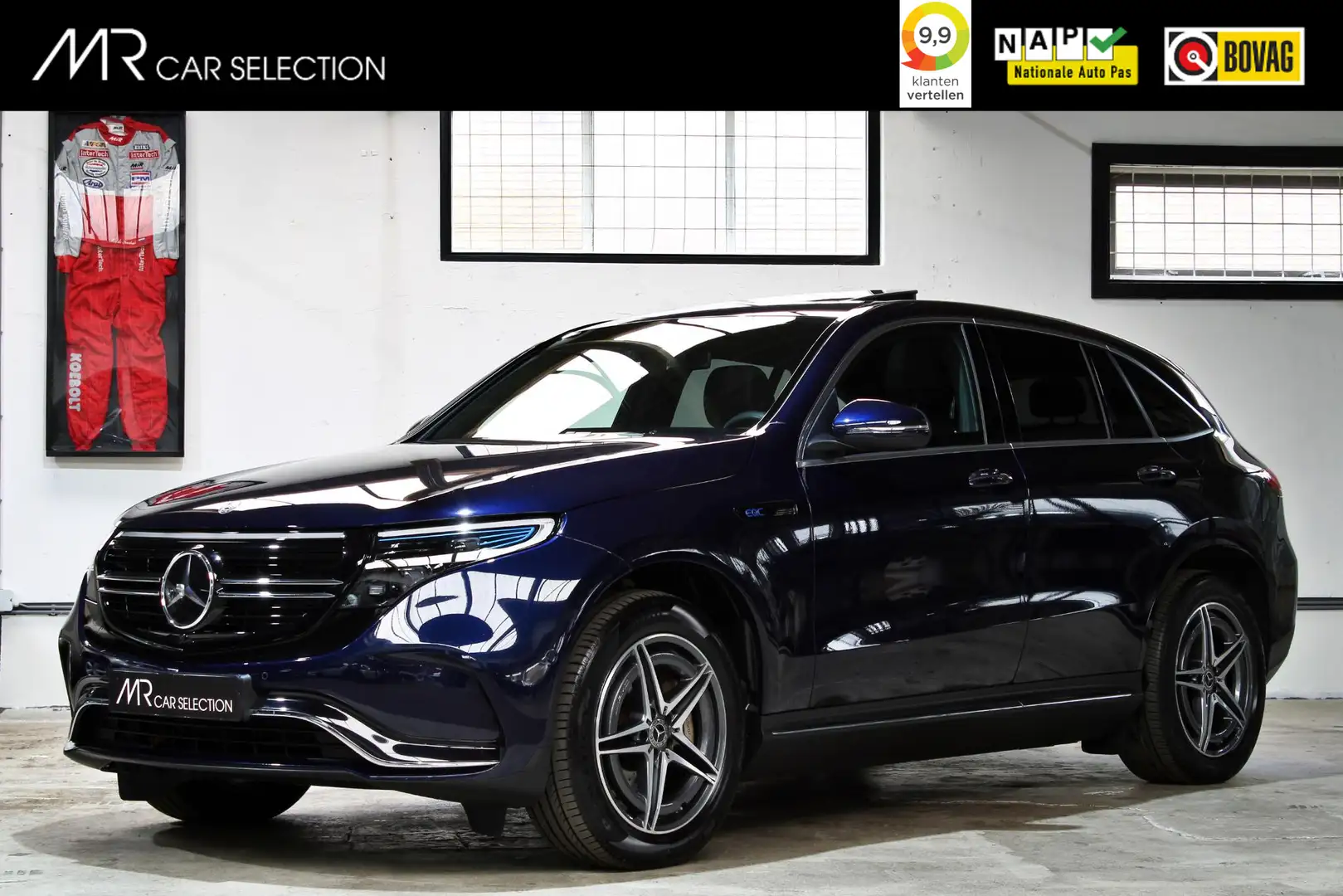 Mercedes-Benz EQC 400 4MATIC Business Solution AMG 80 kWh | Schuifdak | Blu/Azzurro - 1