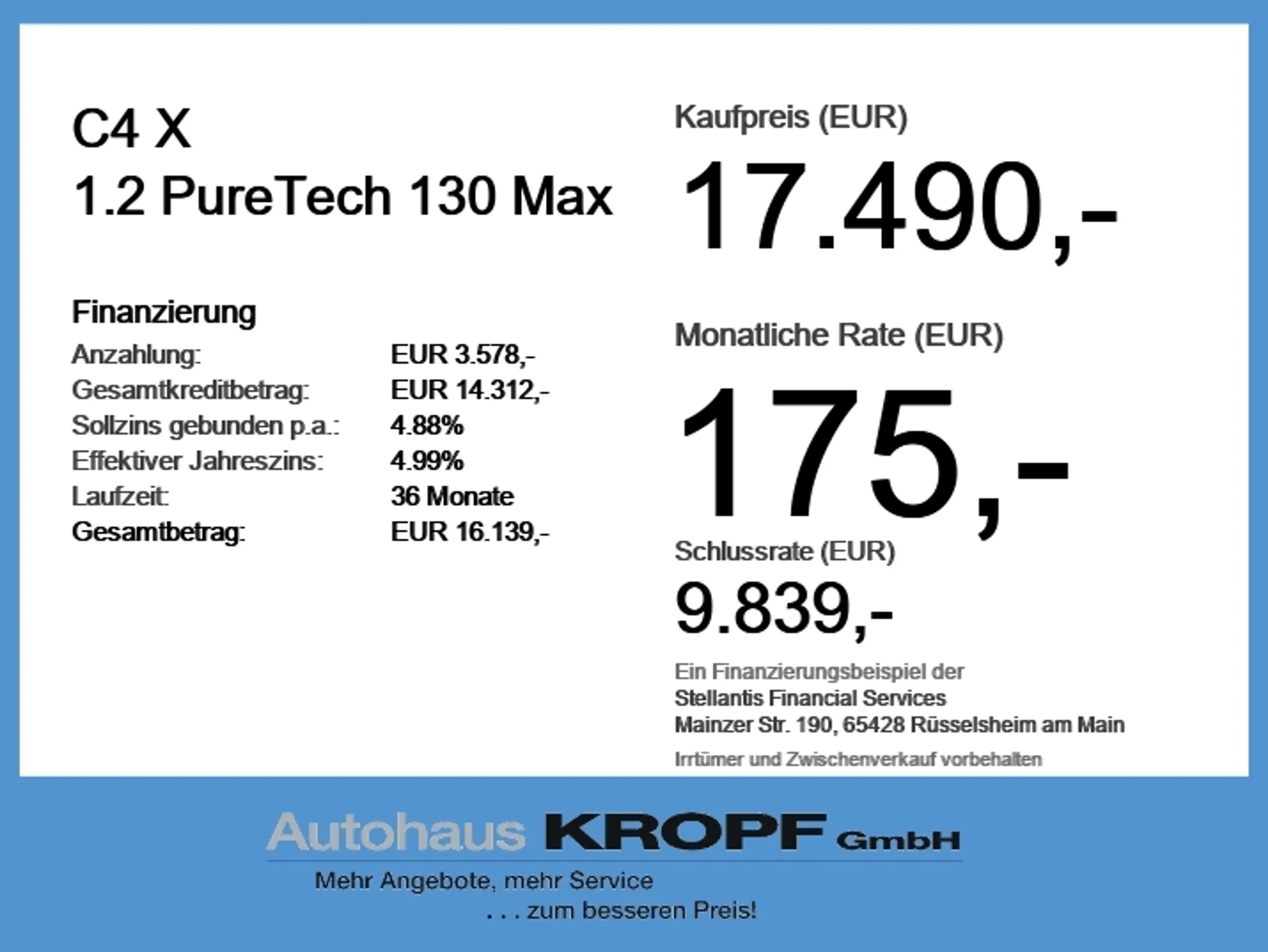 Citroen C4 X 1.2 PureTech 130 Max LED+Navi+2xKlima+Kam. — photo 6
