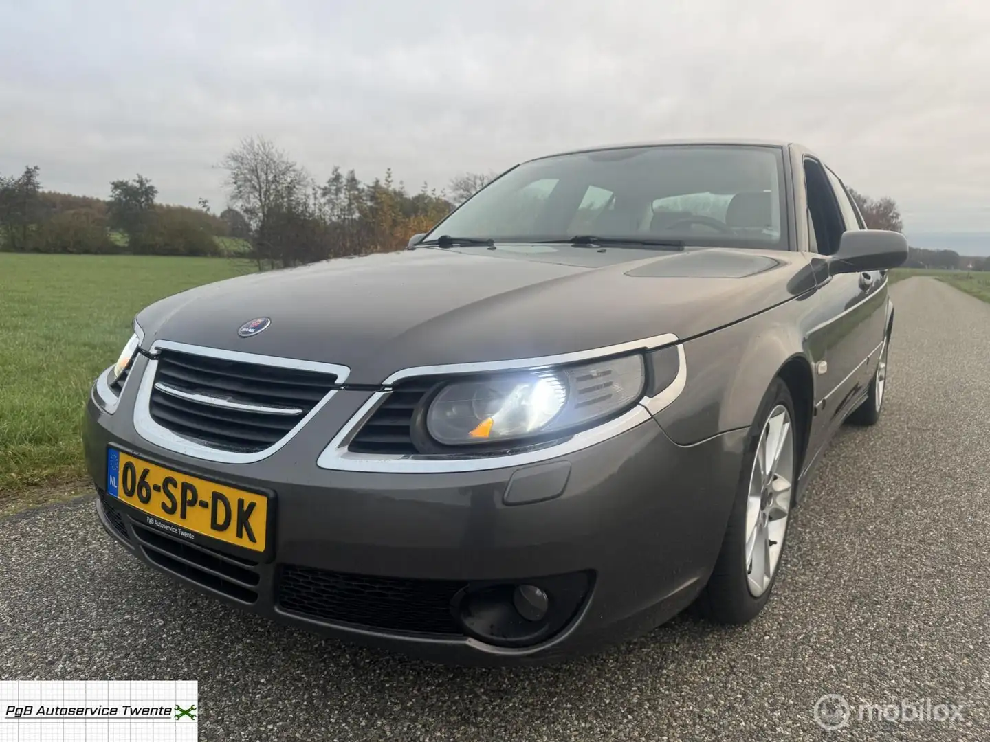 Saab 9-5 2.3 Turbo Aero 260pk keurig onderhouden Grijs - 1