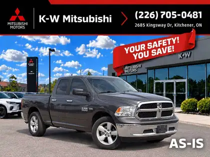 Gray 2016 RAM 1500 Pickup Truck Four-Wheel Drive 8-Speed Automatic