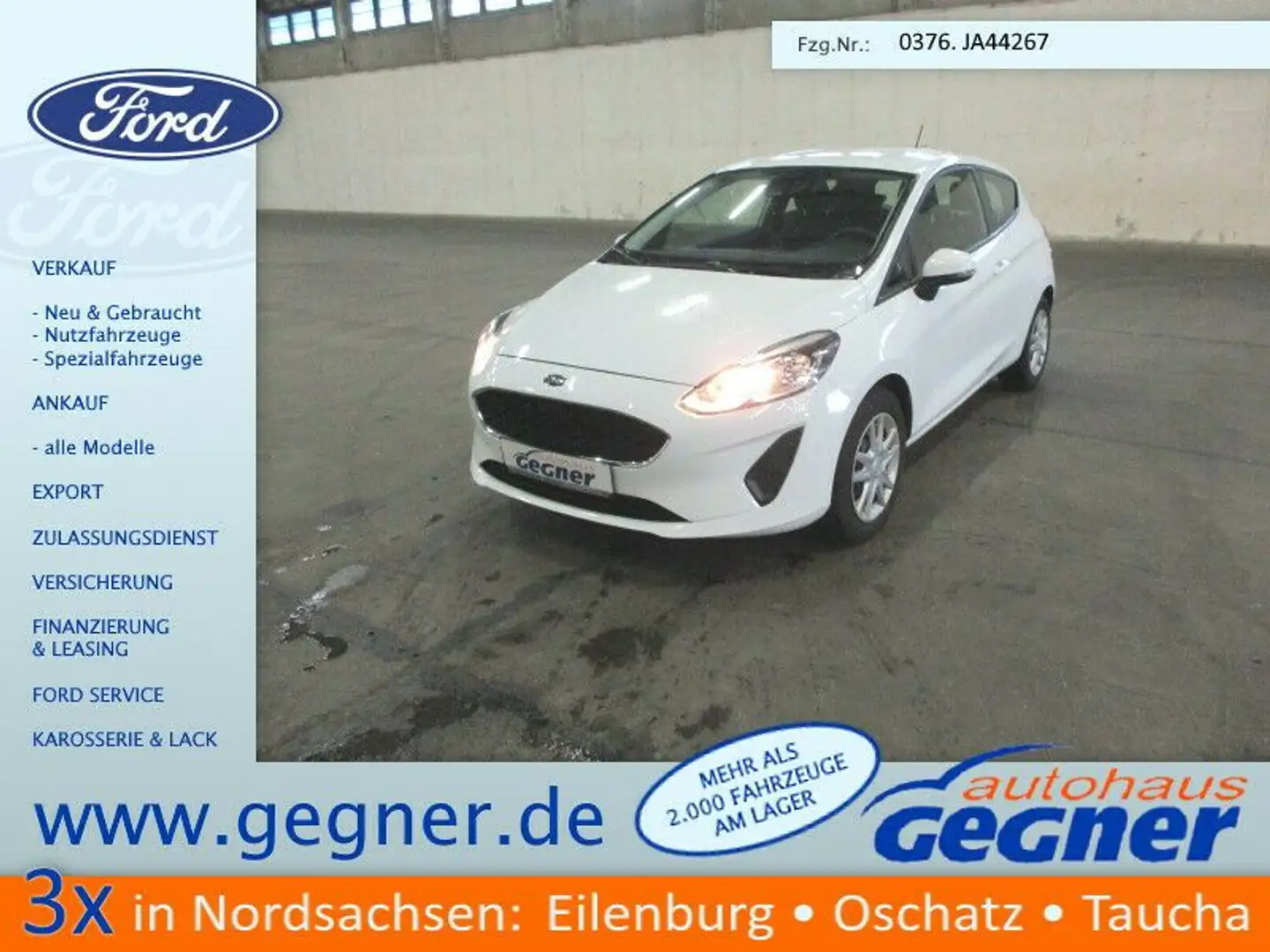 Ford Fiesta 1.1 Trend Cool & Sound eCall Bluetooth Weiß - 1