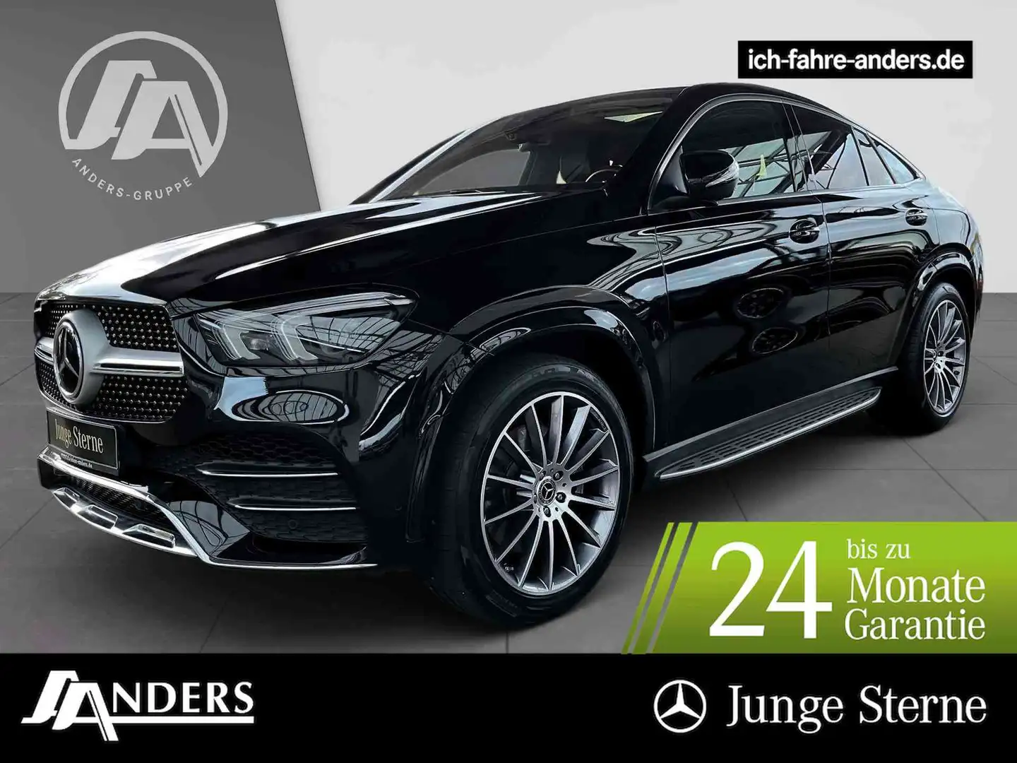 Mercedes-Benz GLE 400 d 4M AMG+Pano+Burm+Distr+Sthz+AIR Black - 1