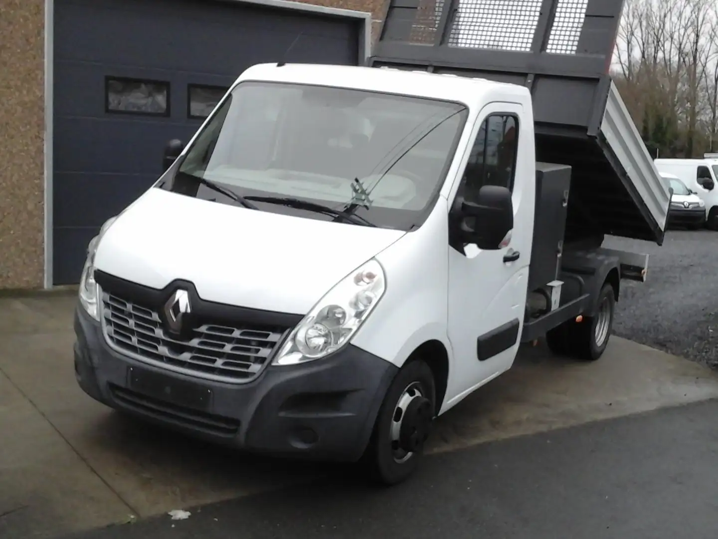 Renault Master BENNE HYDR + COFFRE + ROUE JUMELLE Blanc - 2