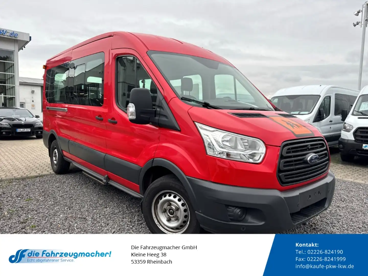 Ford Transit Kombi 350 L3 2.2 TDCi DPF *4375 *KLIMA *export Rot - 1