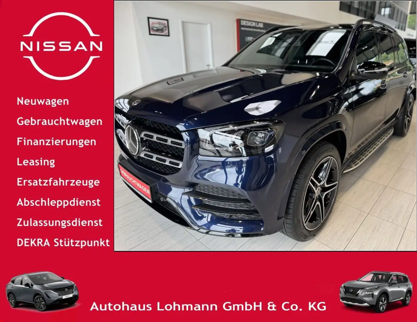 Mercedes-Benz GLS 350 d 4Matic 9G-TRONIC Exclusive AHK MBUX DIST. AMG Blau - 1