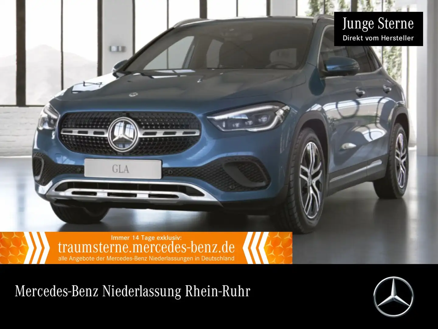 Mercedes-Benz GLA 180 PROGRESSIVE+360°+MULTIBEAM+KEYLESS+7G Blau - 1