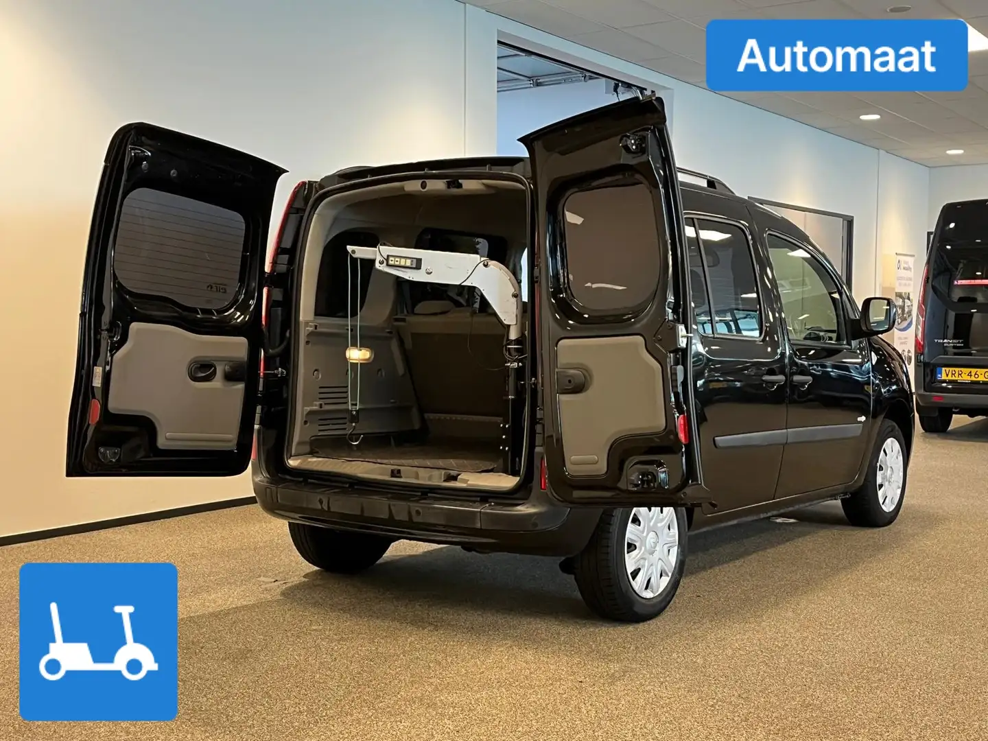 Renault Kangoo Automaat Kofferbaklift / Scootmobiel Vervoer Zwart - 2
