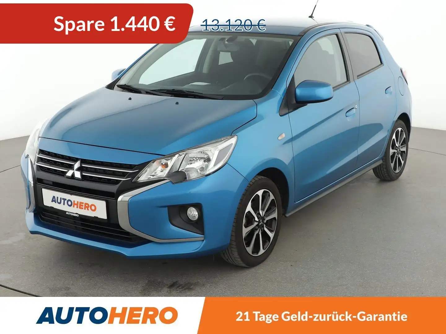 Mitsubishi Space Star 1.2 Select+*CAM*SHZ*TEMPO*KLIMA* Blau - 1