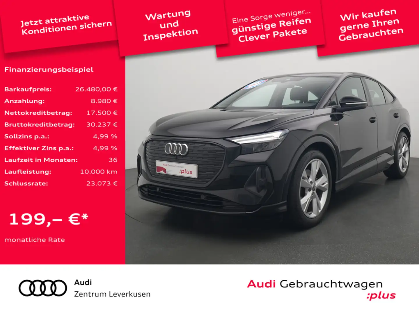 Audi Q4 e-tron Schwarz - 1