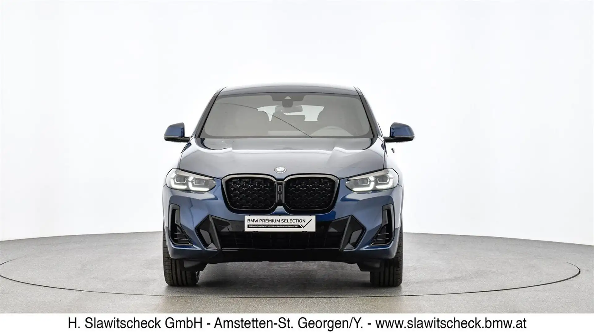 BMW X4 xDrive 20d 48 V Bleu - 2