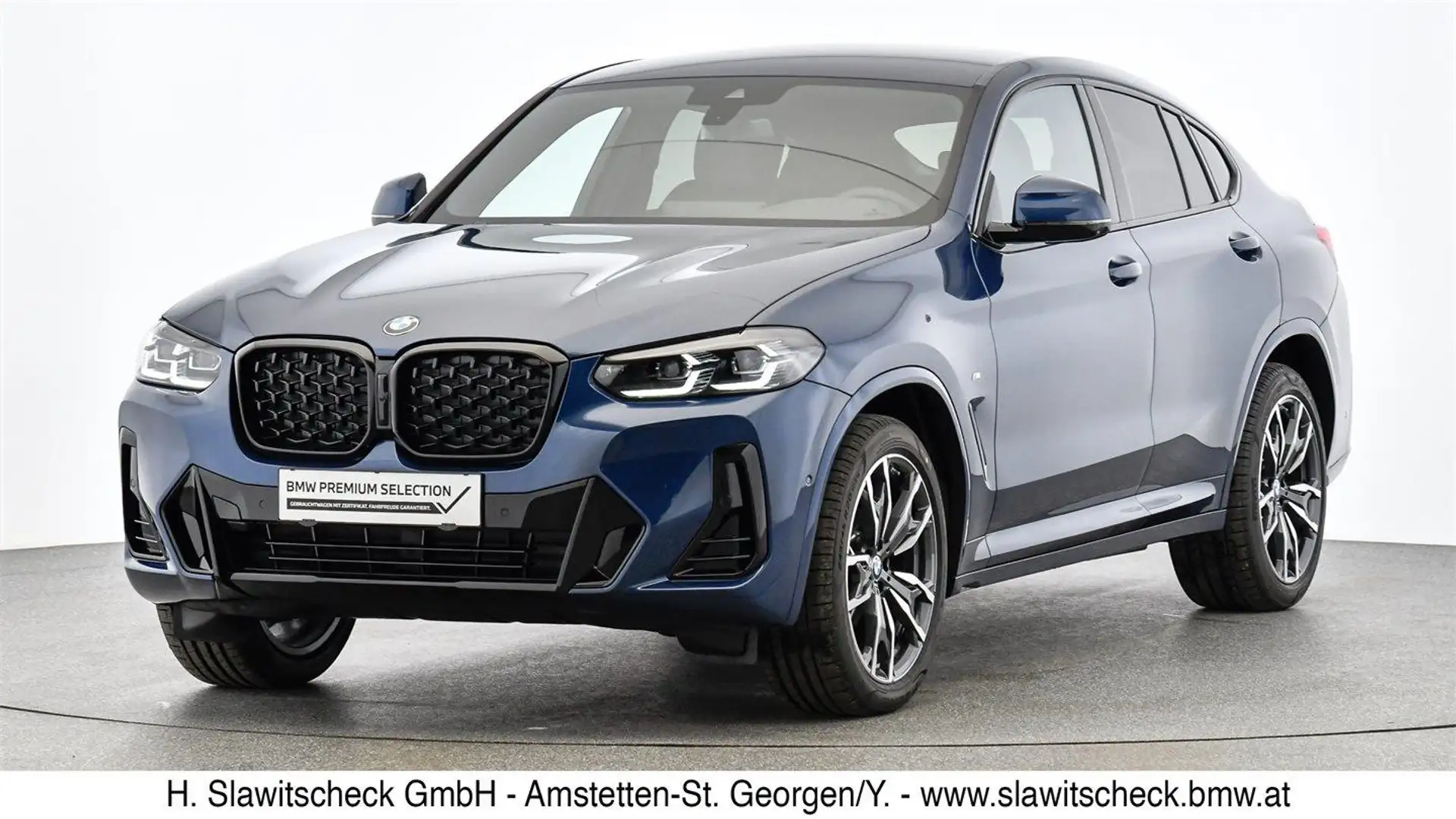 BMW X4 xDrive 20d 48 V Bleu - 1