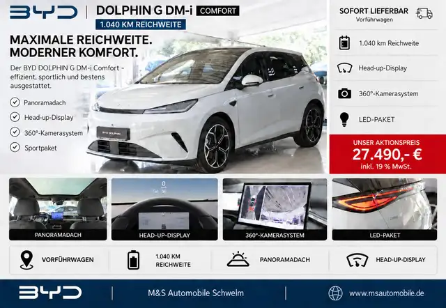 BYD Dolphin G 1.5 PHEV DM-i 156 KW Comfort °Vorführwagen°