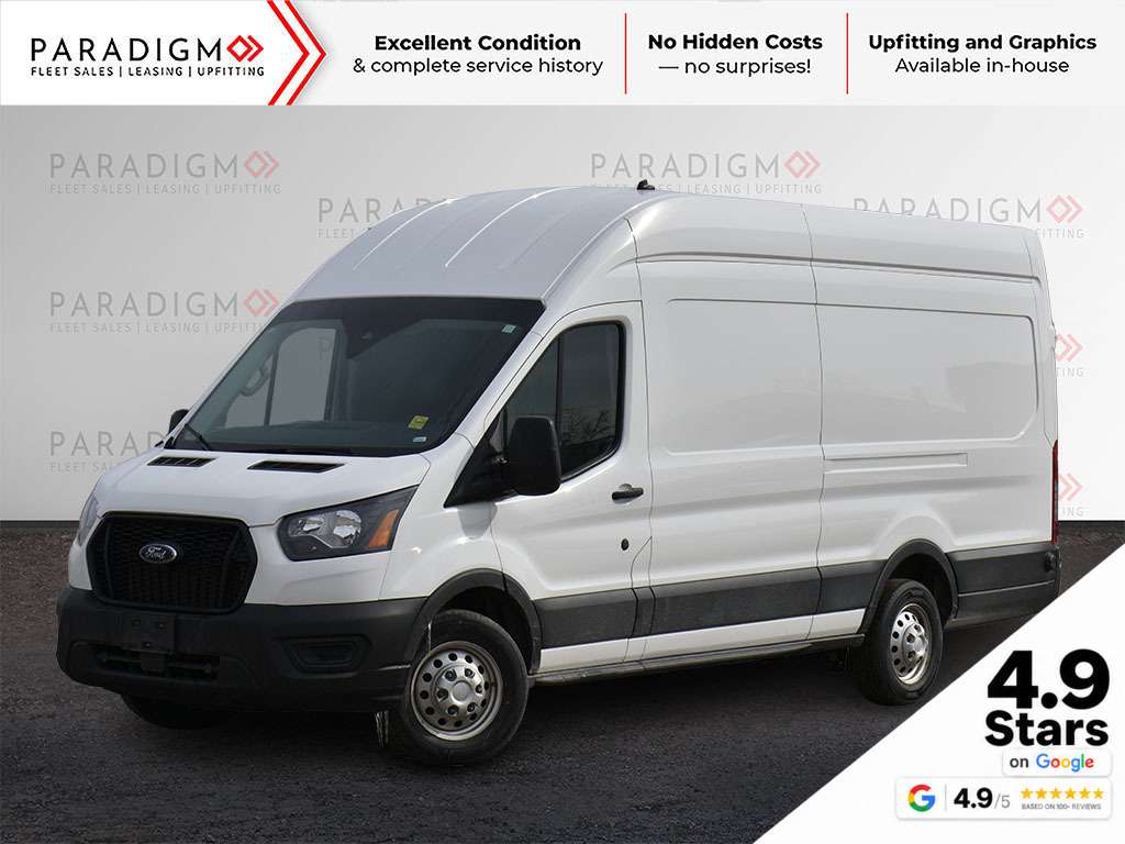 White 2024 Ford Transit Cargo Van All-Wheel Drive Automatic