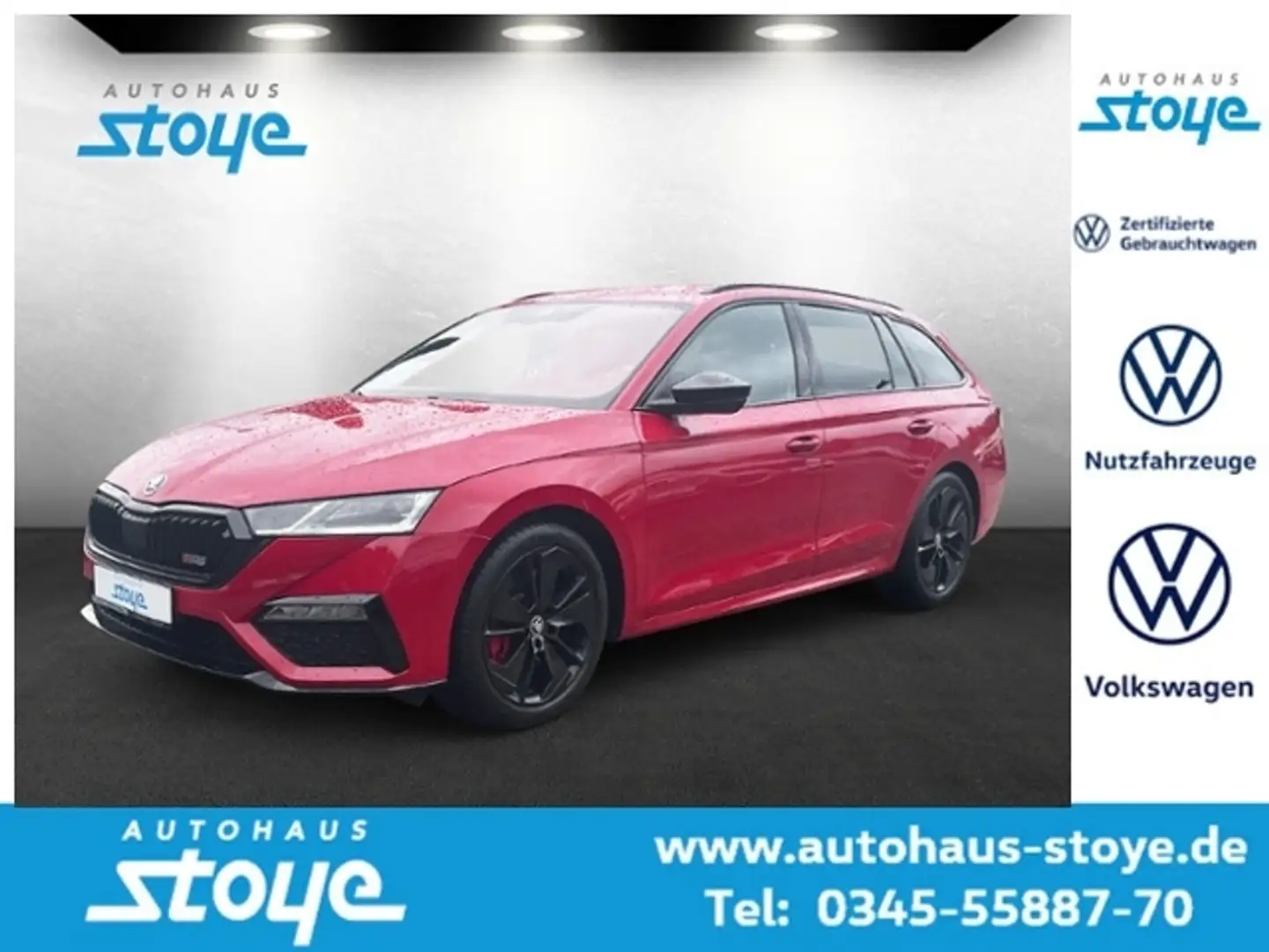 Skoda Octavia Combi RS TSi Navi Matrix beheiz Front. Rouge - 1