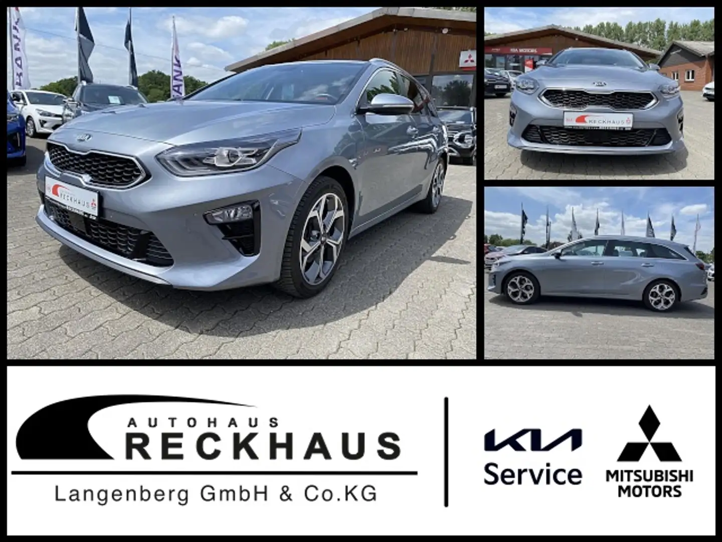 Kia Ceed / cee'd Sportswagon 1,4 Spirit AHK Allwetterreifen Klima Silber - 1