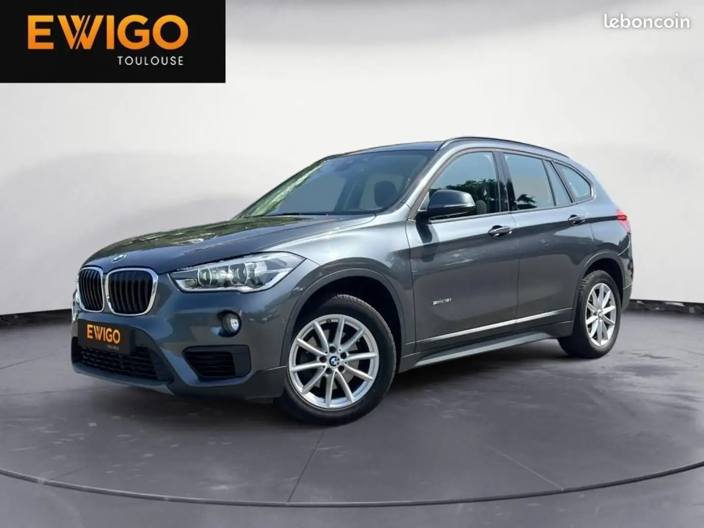 BMW X1 1.8 i 140 ch business sdrive bva carplay, camera d Gris - 1