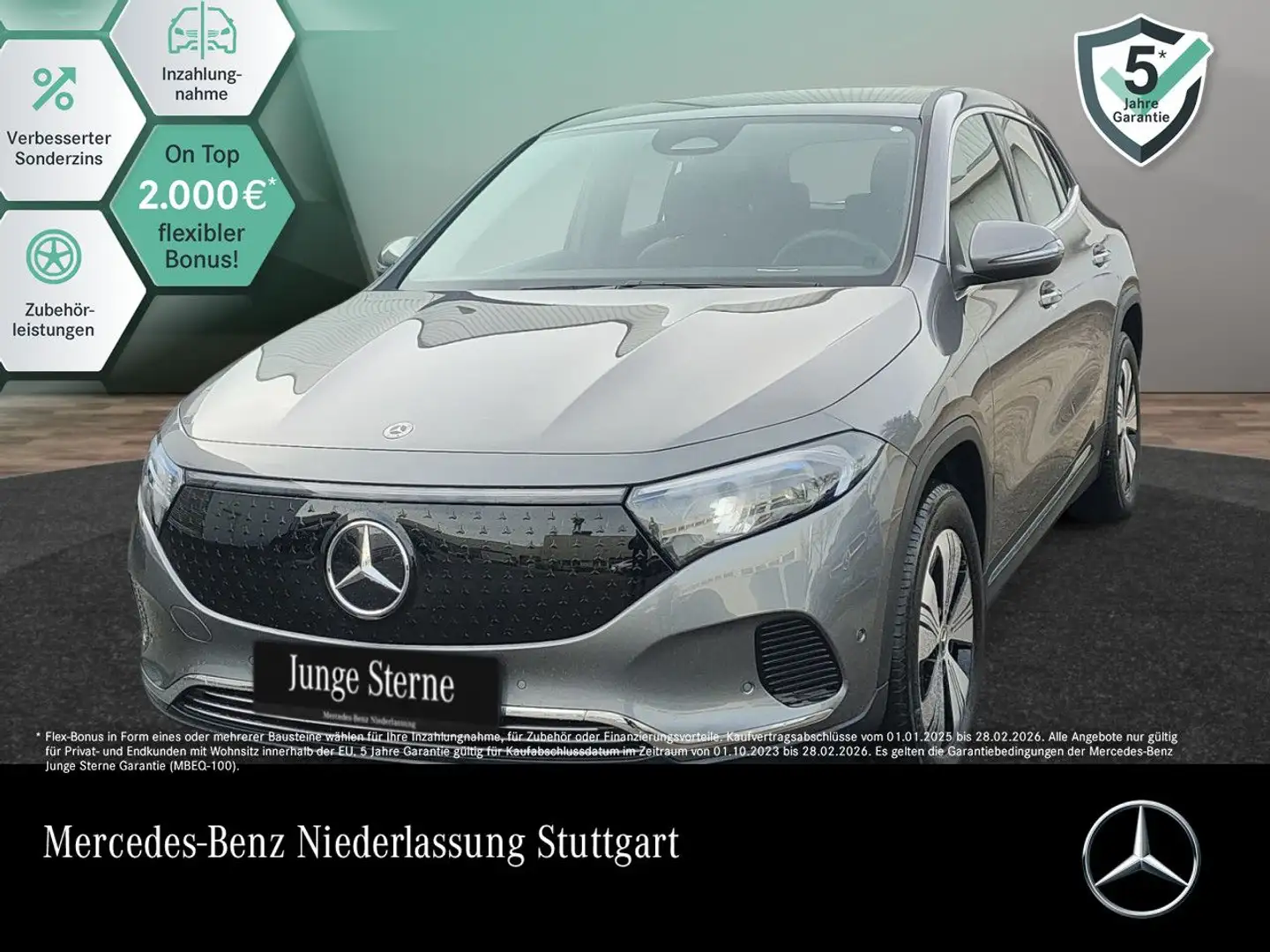 Mercedes-Benz EQA 350 4M PROG+ADVANCED+KAMERA+SPUR Gris - 1