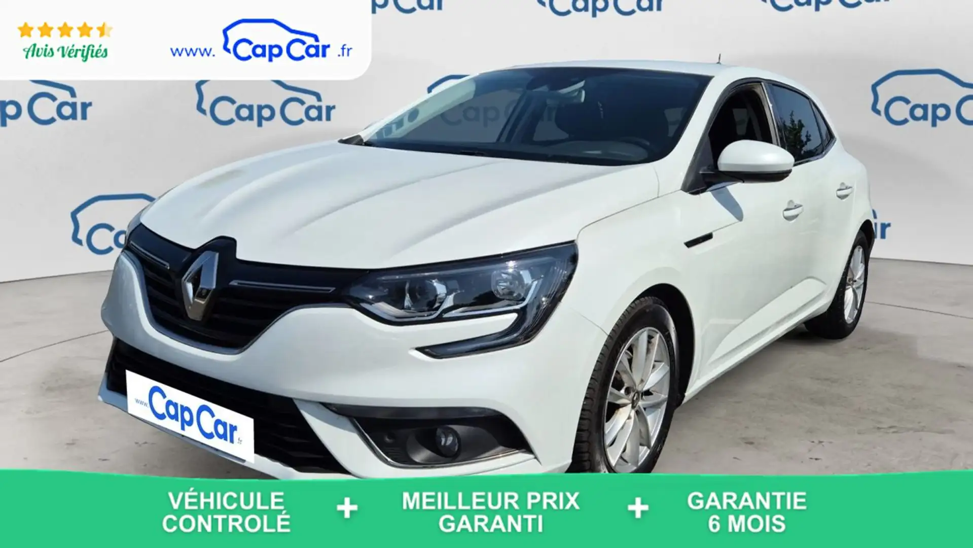 Renault Megane IV 1.5 dCi 110 Energy EDC Zen - Automatique Blanc - 1