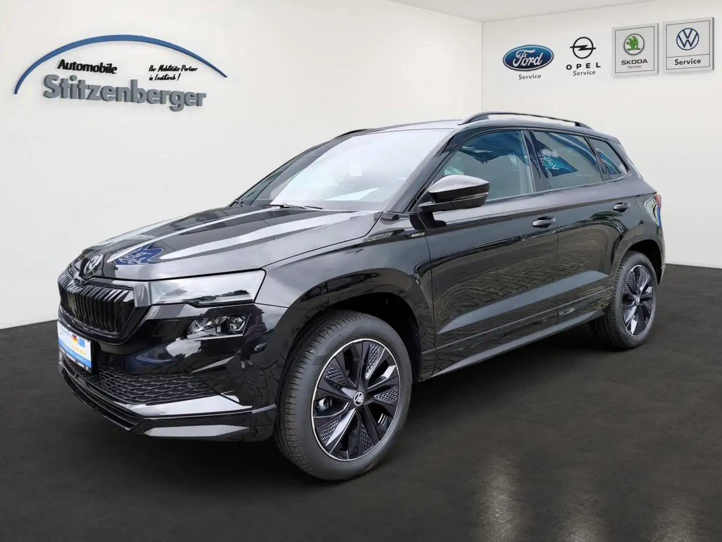 Skoda Karoq Sportline 2.0 TSI DSG 4x4*Navi*AHK*SHZ*ACC Noir - 1