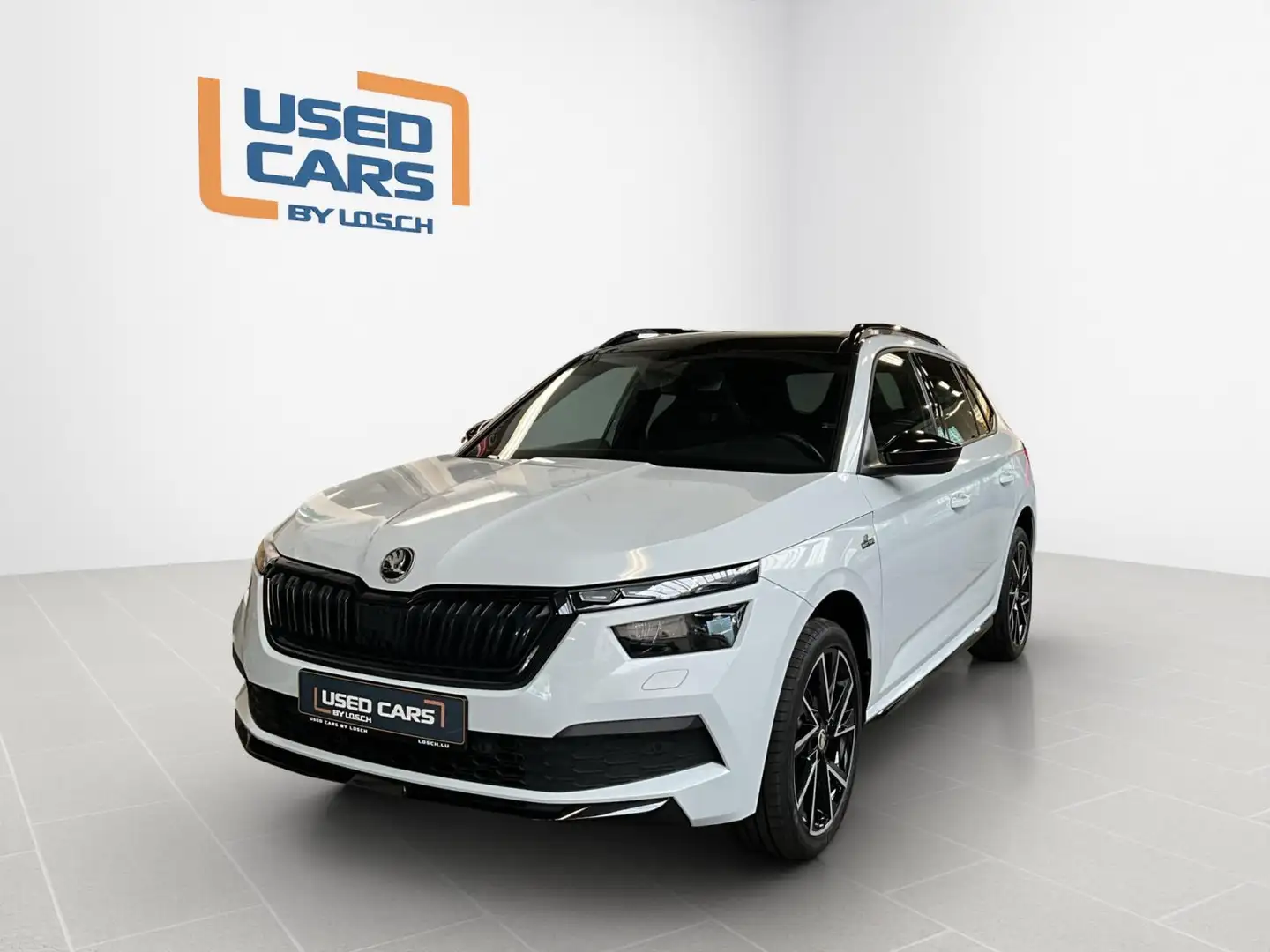 Skoda Kamiq Monte-Carlo+DG+LED+AHK Blanc - 1
