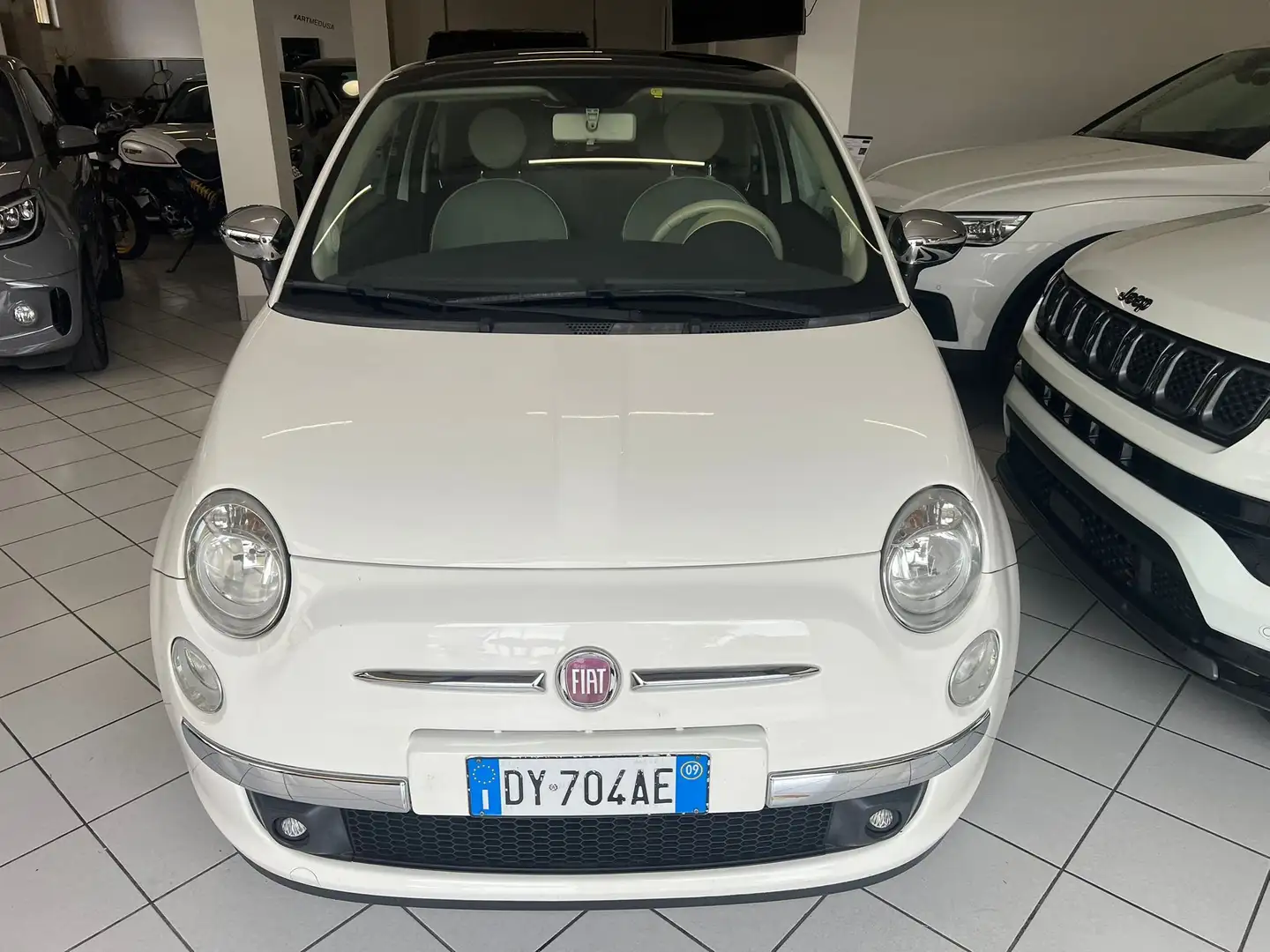 Fiat 500 500 1.2 Lounge 69cv Blanc - 2