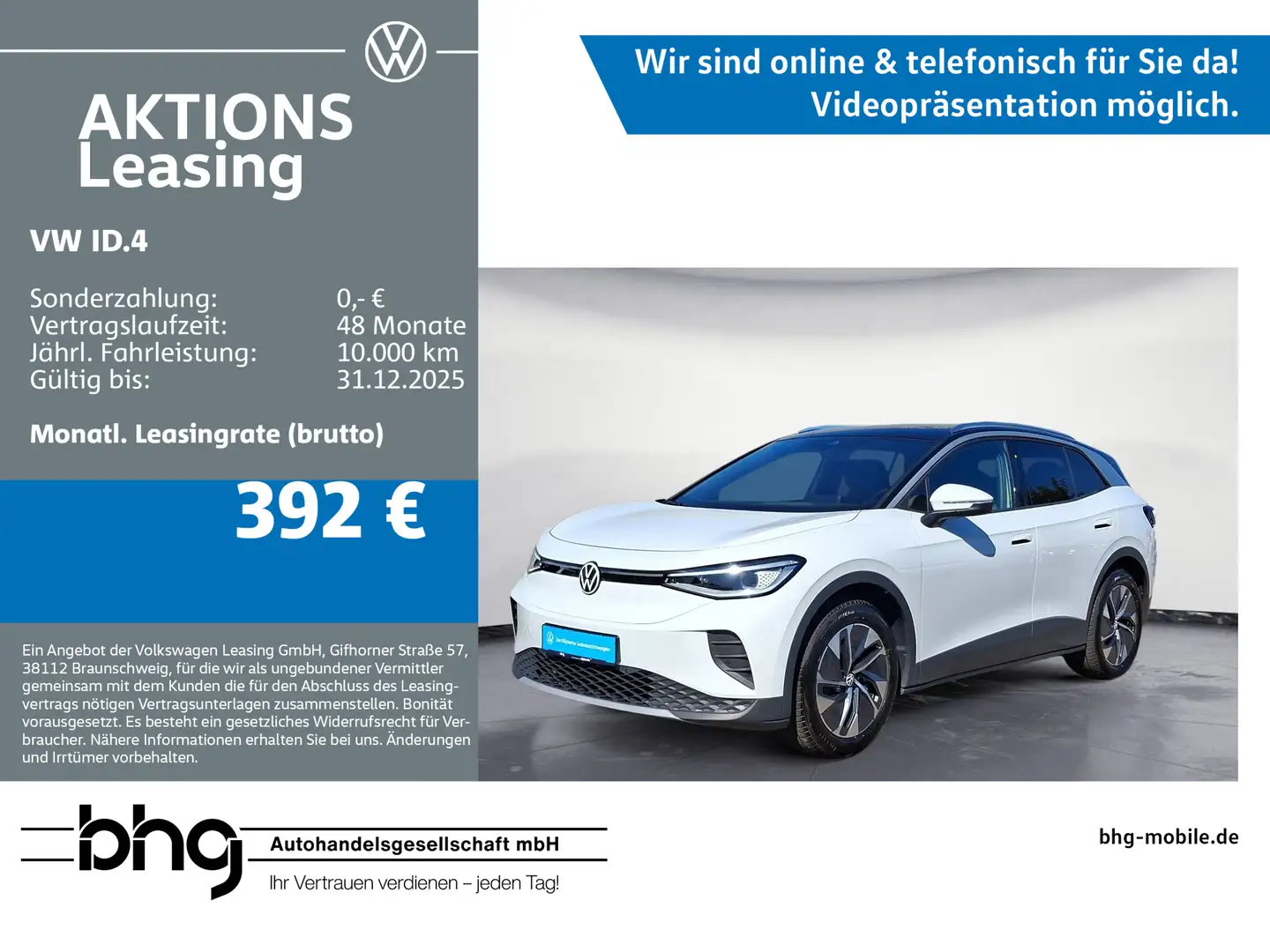 Volkswagen ID.4 Pro Move Infotaiment Navi connect DesignSty Weiß - 1
