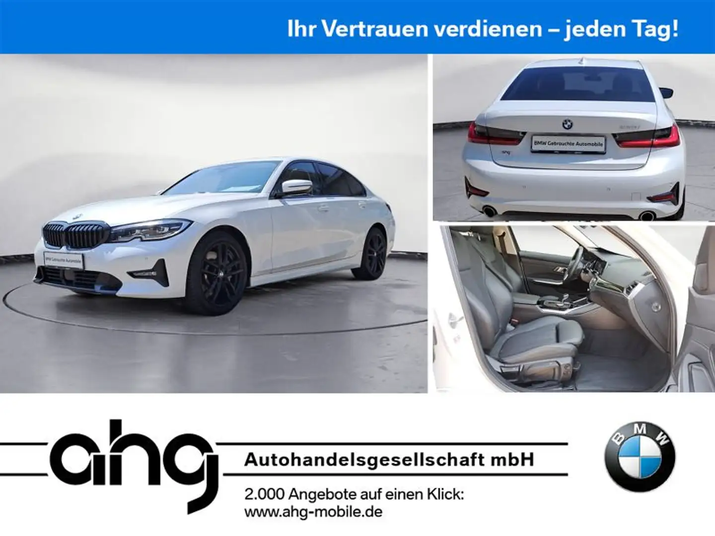 BMW 330 i Sport Line Automatic Aut. Klimaaut. PDC RFT Weiß - 1