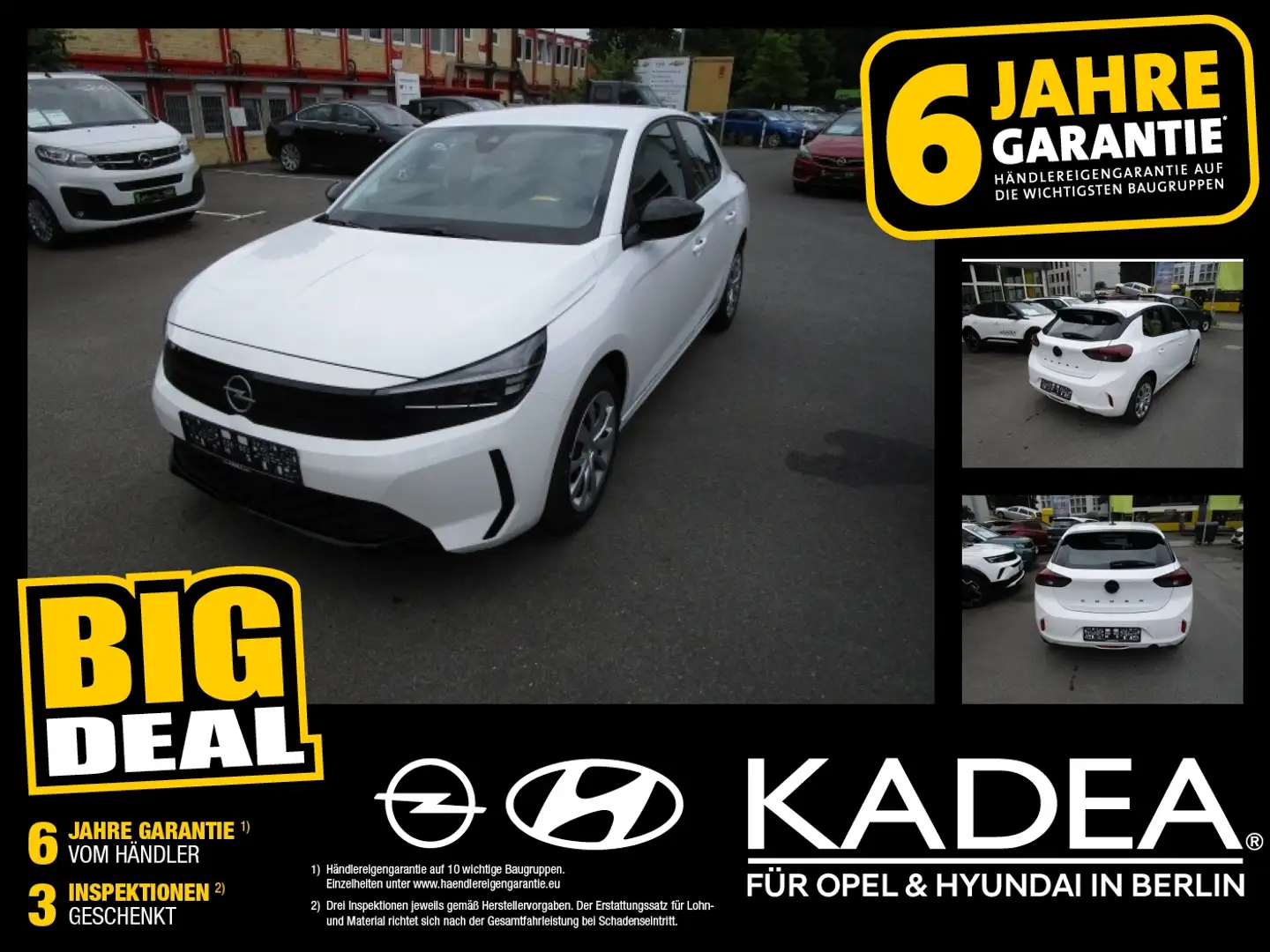 Opel Corsa F 1.2 Turbo Edition Allwetter Sitzh Bianco - 1