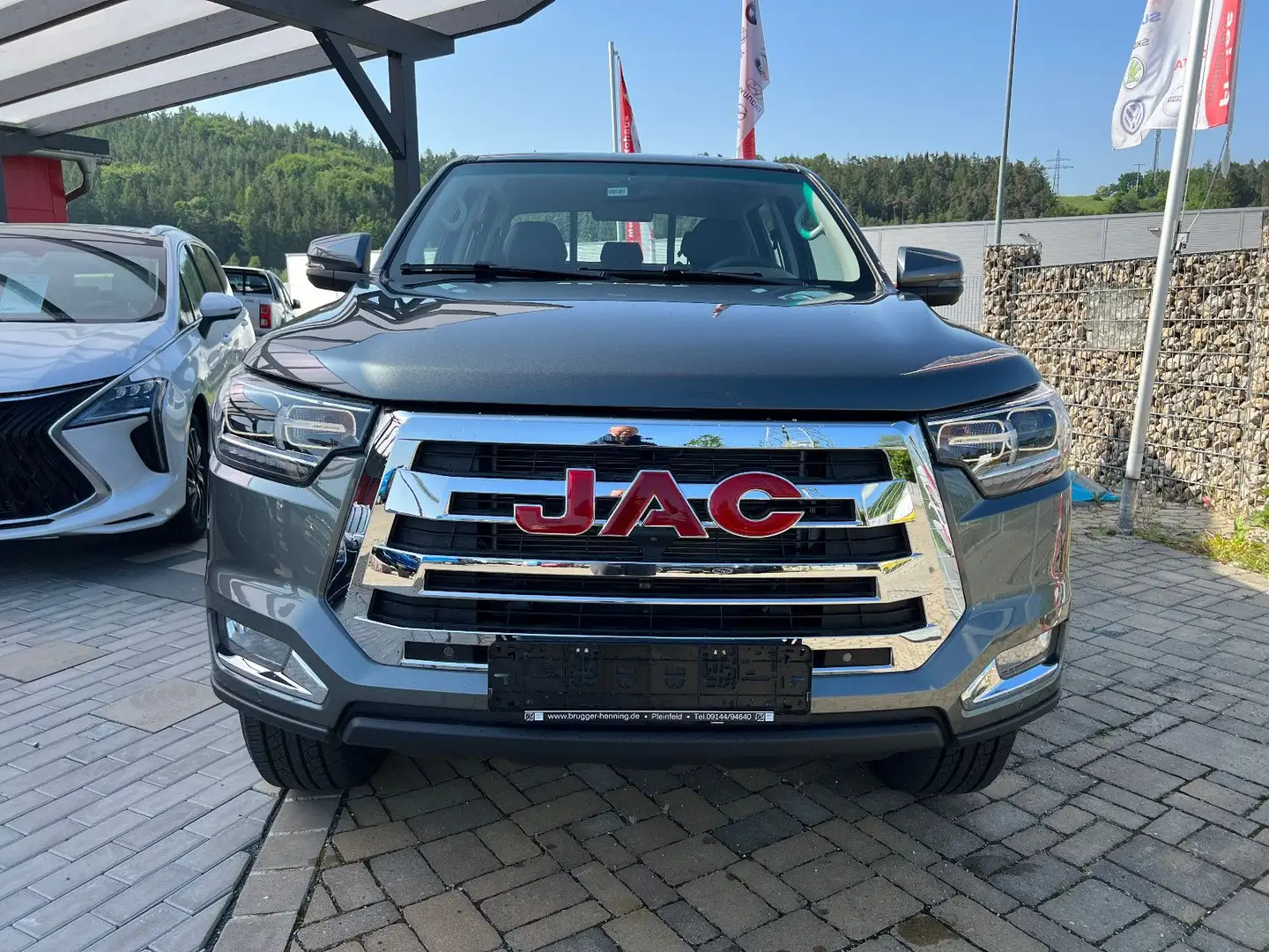 JAC 8 Pro Pick Up Doka,4x4, INKL AUTOGASANLAGE Grau - 2