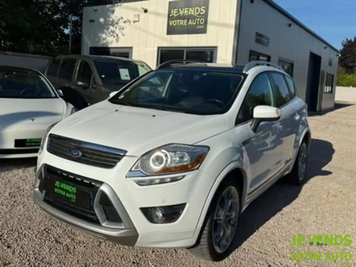 Ford Kuga 2.0 TDCi 140ch FAP Individual Blanco - 1