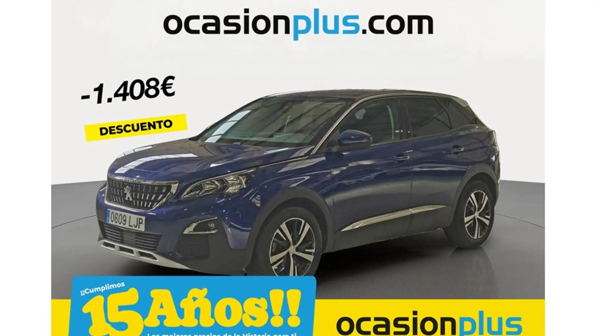 Peugeot 3008 1.2 PureTech S&S Allure 130 Bleu - 1