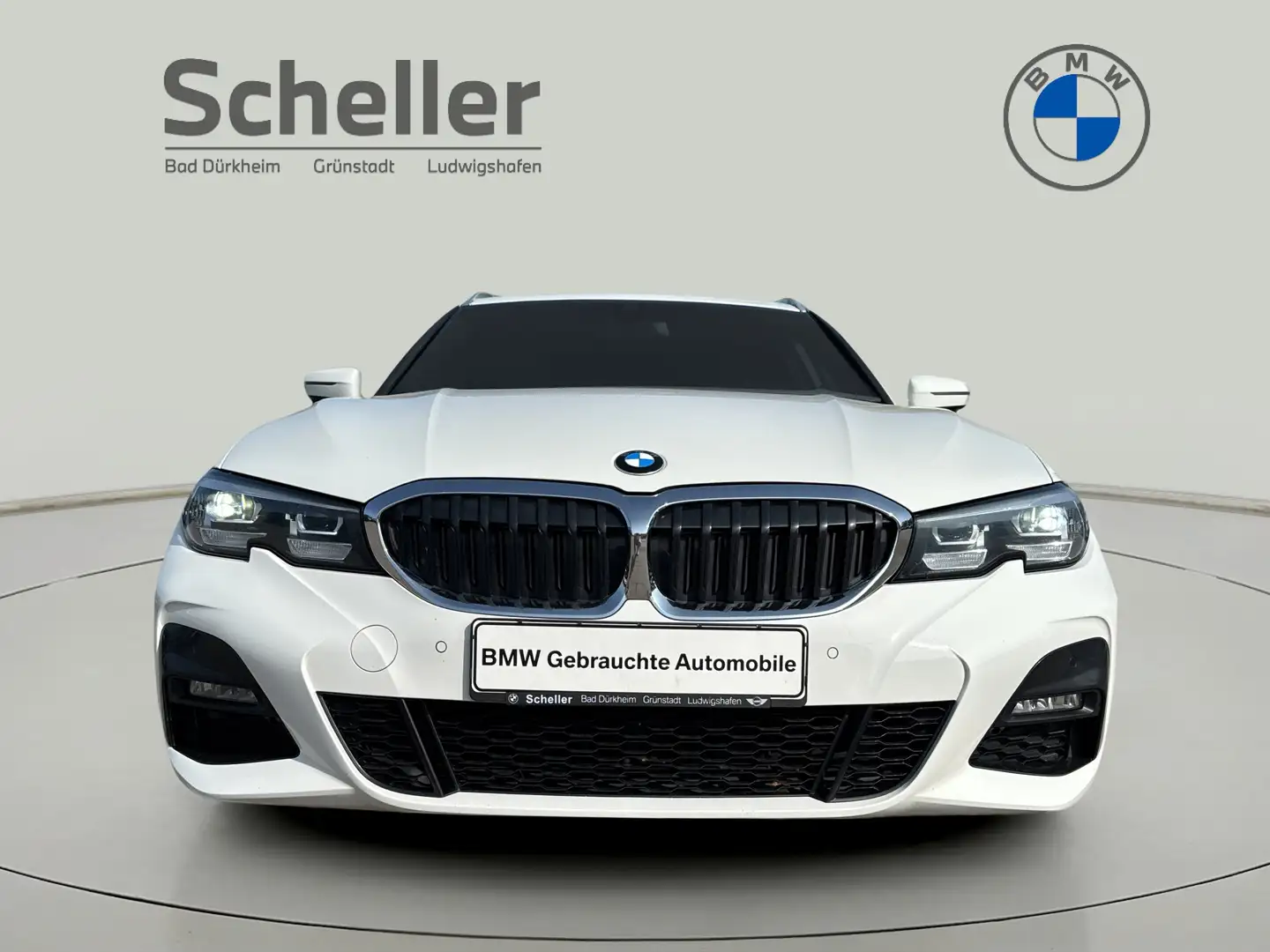 BMW 320 d Touring M Sport HK HiFi DAB LED Tempomat Blanco - 2