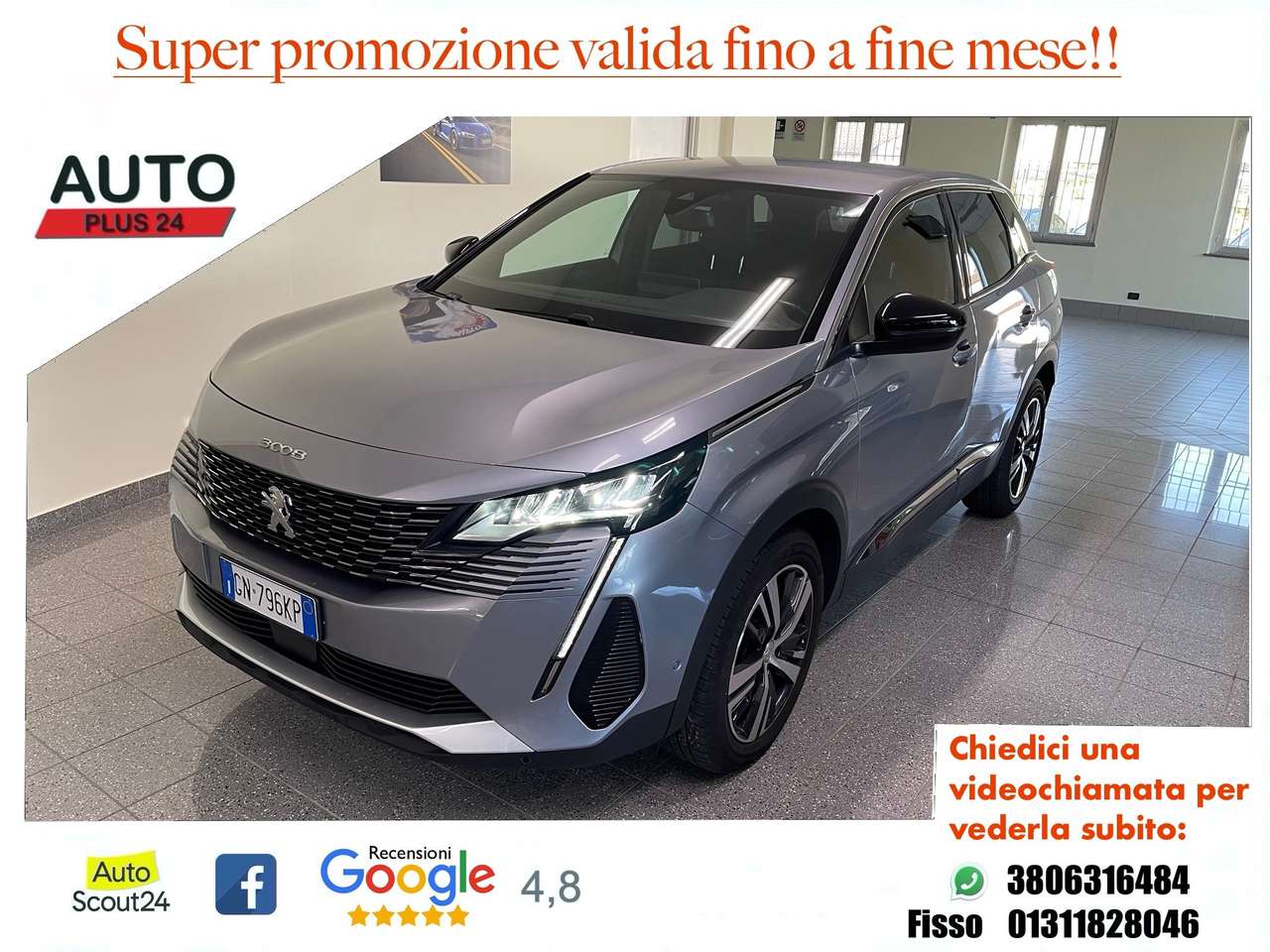 Peugeot 3008 BlueHDi S&S EAT8 Allure SCONTO "PROMO PLUS"