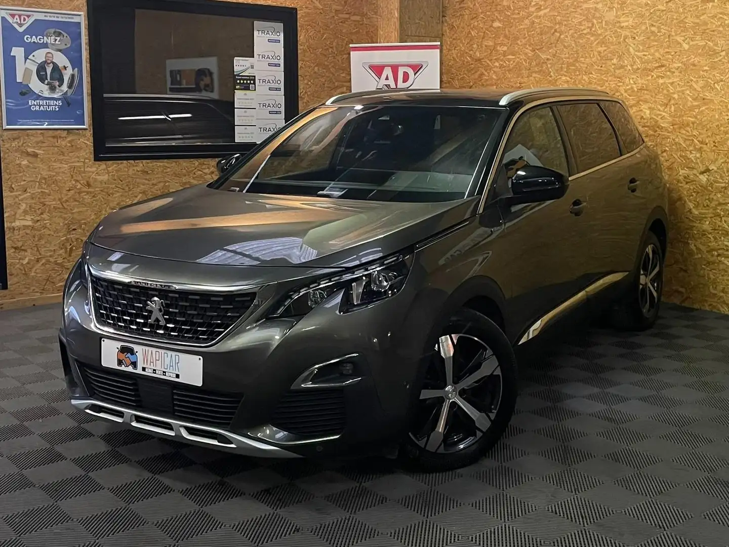 Peugeot 5008 GT-Line 2.0d**7places**Cuir chauffant/massant** Grijs - 2
